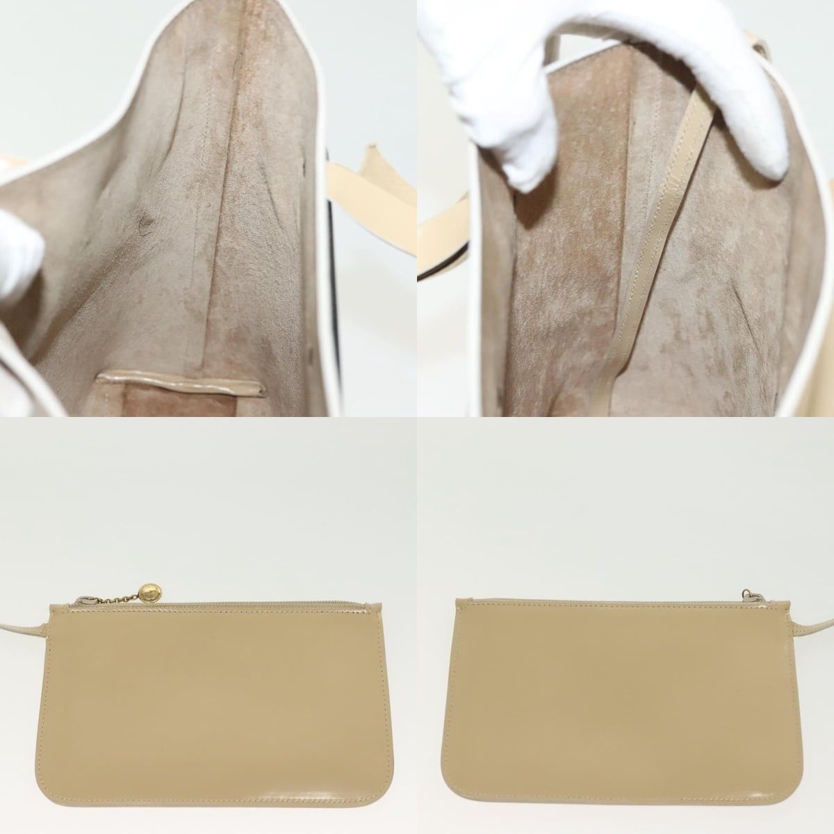 Gucci GUCCI Handbag Patent Leather Beige 000 2058 0558 0 Size ONE SIZE - 12 Thumbnail