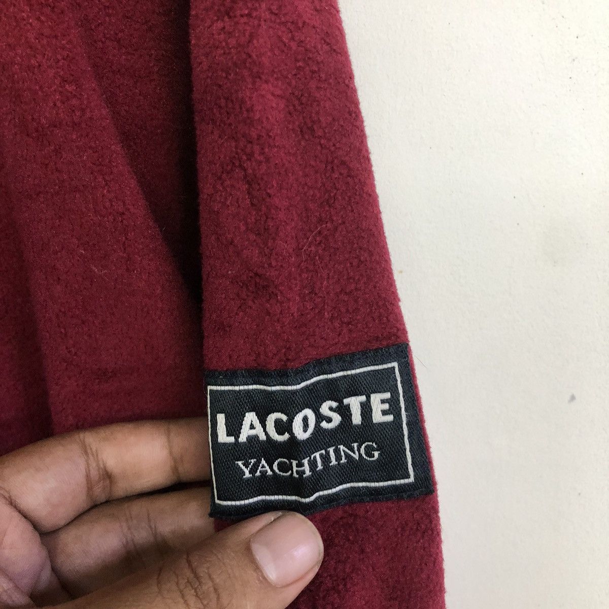 Lacoste Vintage Lacoste Yatching Fleece Sweater Jacket Size US M / EU 48-50 / 2 - 9 Thumbnail