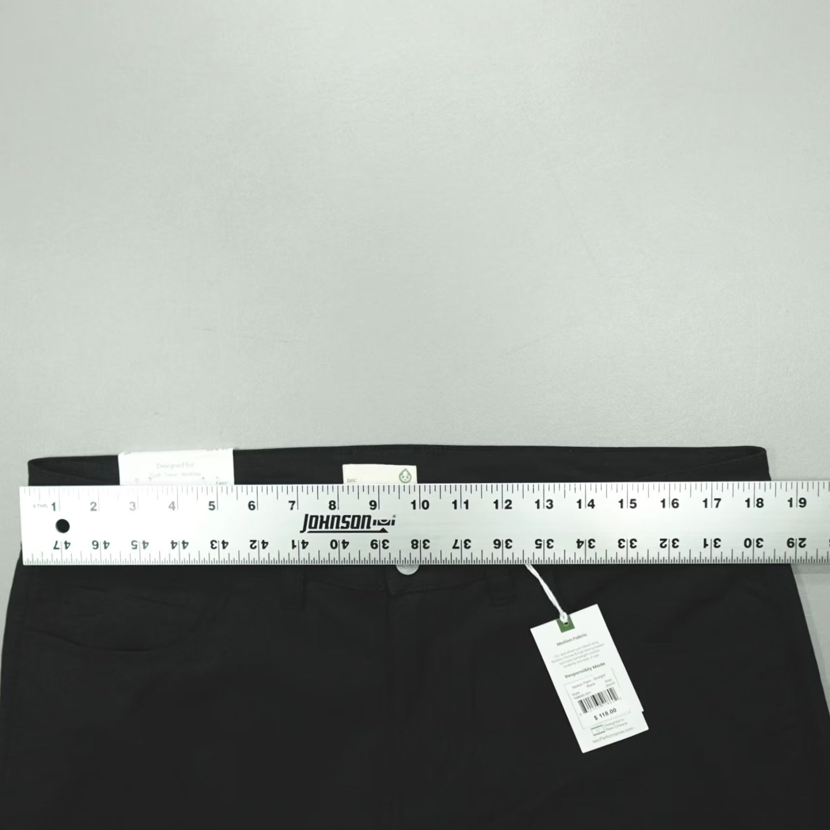 Vintage Tasc Motion Pants Straight Fit Lightweight DWR Black 35x32 Men’s Chino Pockets Slim Front Flat Front 5-Pocket Regular Stretch Summer Spring Fall Size US 35 - 5 Thumbnail