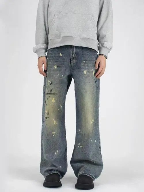 VIBE High-End Custom Loose Fit Japanese Denim Jeans Size US 32 / EU 48 - 6 Thumbnail