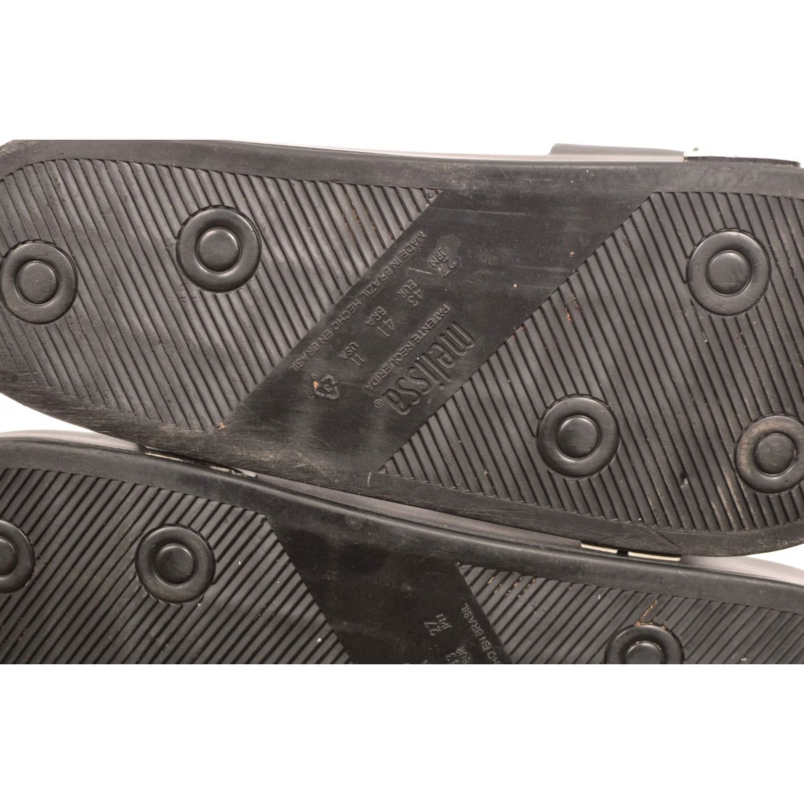 Vivienne Westwood Vivienne Westwood x Melissa Rubber Beach Slides Women US 11 Black Sandal Slide Size US 11 / IT 41 - 8 Thumbnail