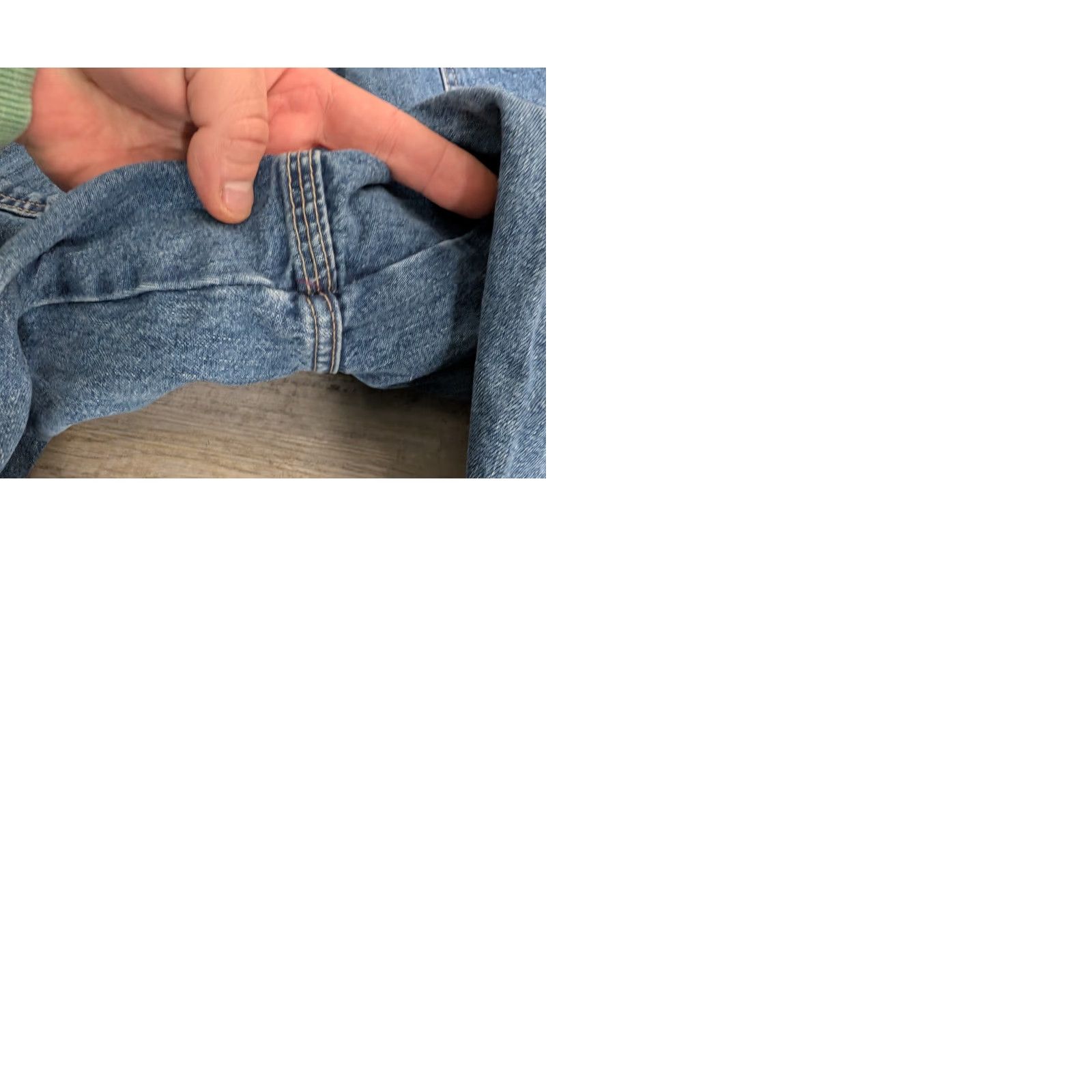 Tommy Hilfiger VINTAGE Tommy Hilfiger Womens Cropped Denim Carpenter Jeans Size 22 Flag Loop Size 40" / US 18 - 11 Thumbnail