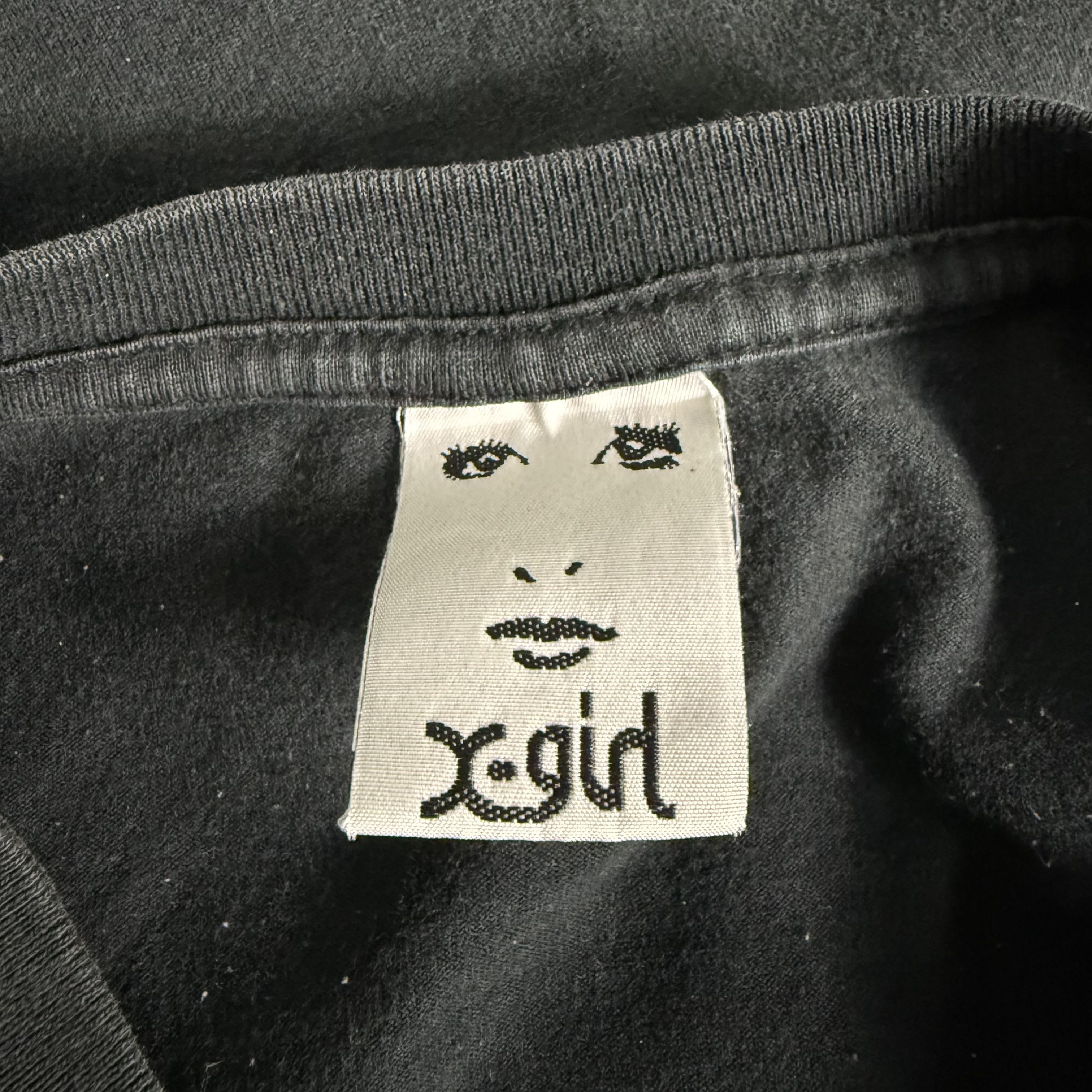 X-Girl 🔥RARE🔥Vintage X-Girl Streetwear Neon Face T-shirt Size L / US 10 / IT 46 - 5 Thumbnail