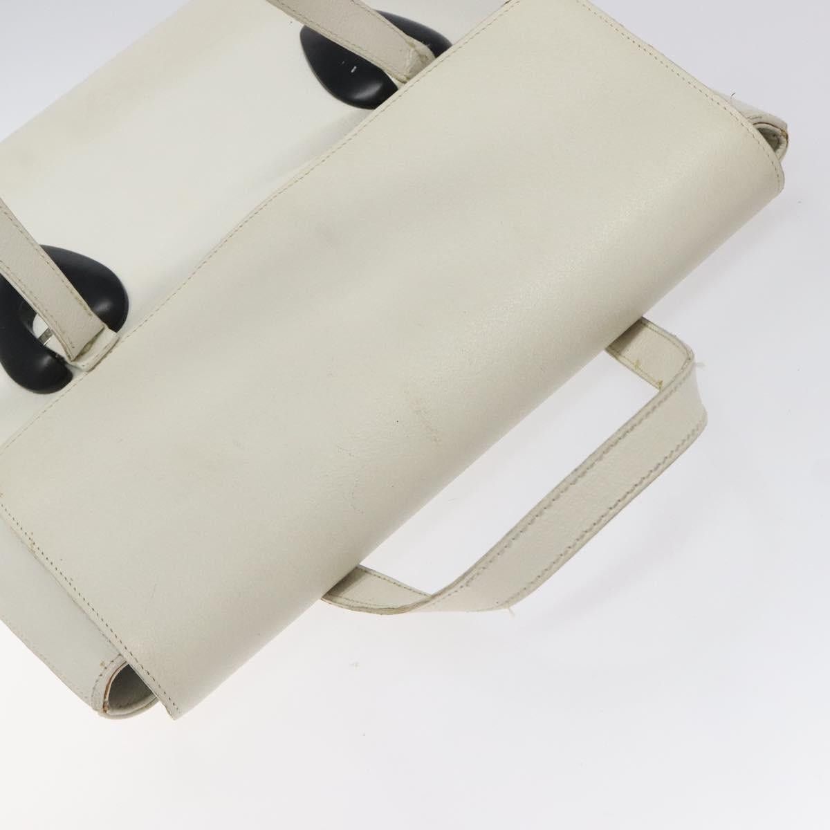 Gucci GUCCI Tote Bag Leather White Silver Size ONE SIZE - 6 Thumbnail