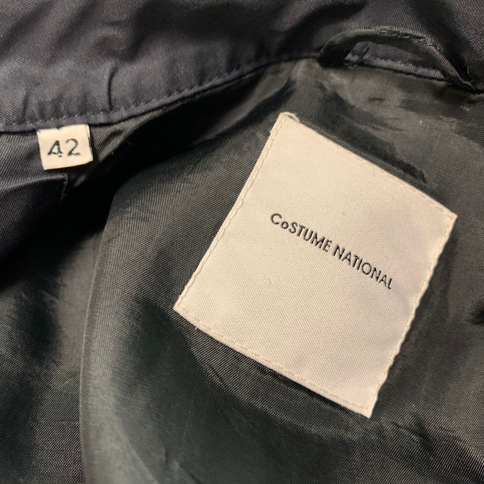 Costume National CoSTUME NATIONAL Size 6 Black Polyester Blend Jacket Size M / US 6-8 / IT 42-44 - 4 Thumbnail