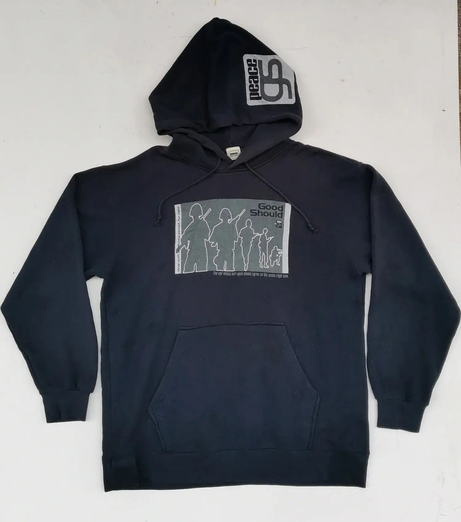 Japanese Brand Rare!!! Peace Good Should Hoodie Sweatshirt Size US M / EU 48-50 / 2 - 7 Thumbnail