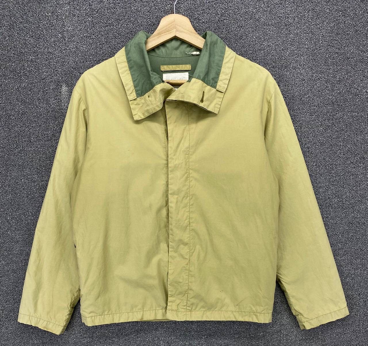 Helmut Lang × Vintage Vintage 90s Helmut Lang Light Green Light Jacket Size M / US 6-8 / IT 42-44 - 1 Thumbnail