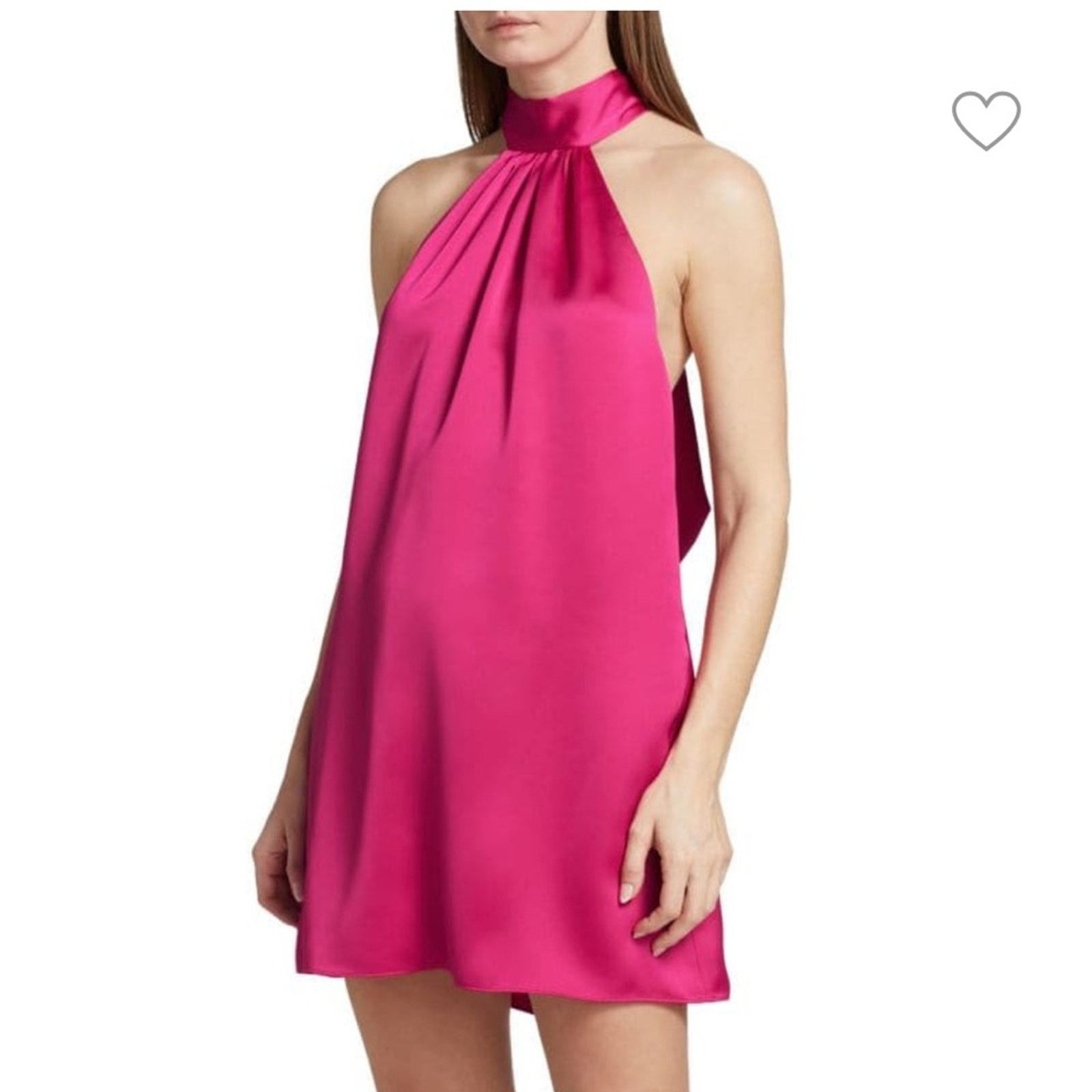 Ramy Brook NWT Ramy Brook $445 Pink Halter Dress Size 12 Size XL / US 12-14 / IT 48-50 - 2 Thumbnail