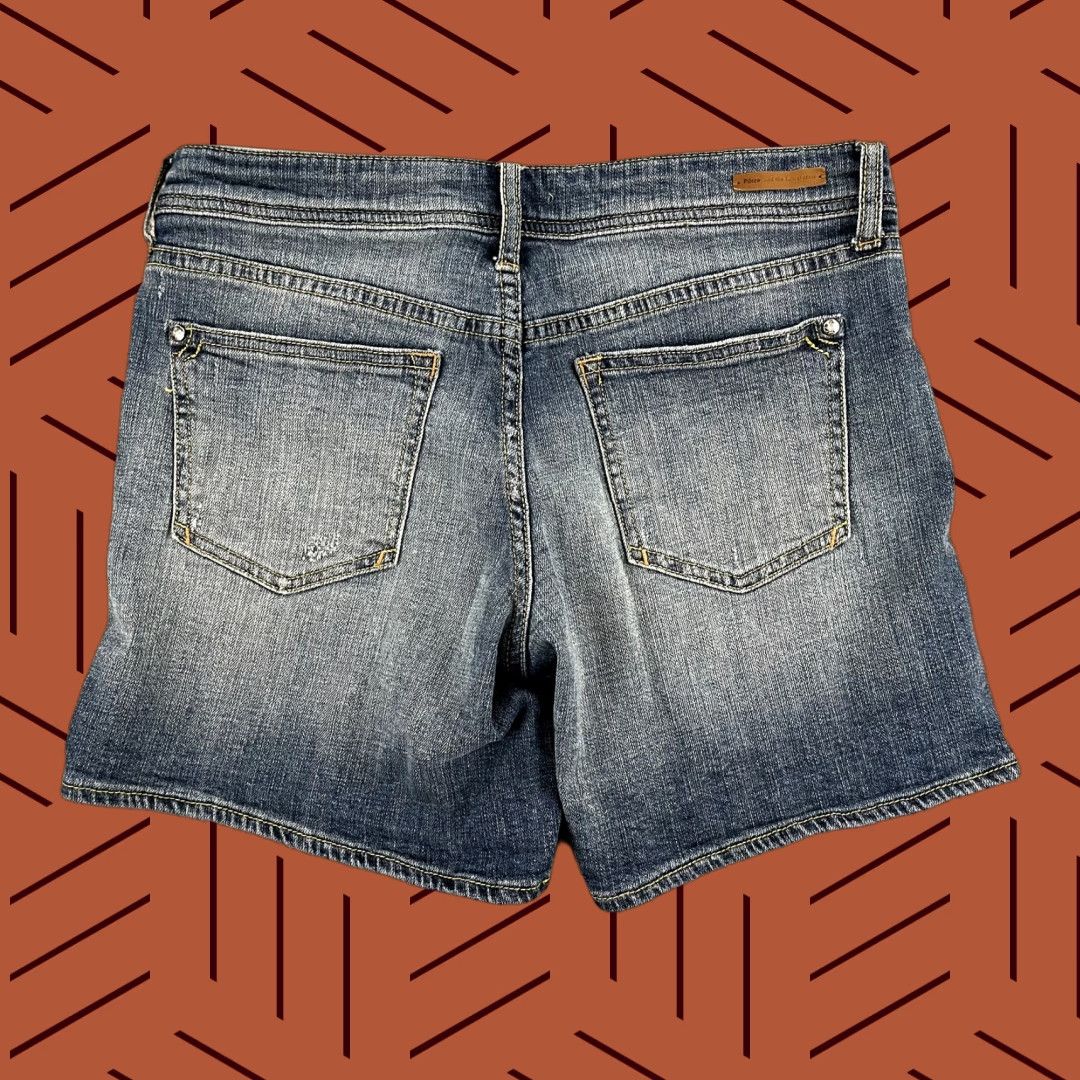 Vintage PILCRO & THE LETTERPRESS Shorts Women Size 26 x 6.5" HYPHEN Distressed Denim Size 26" / US 2 / IT 38 - 1 Thumbnail