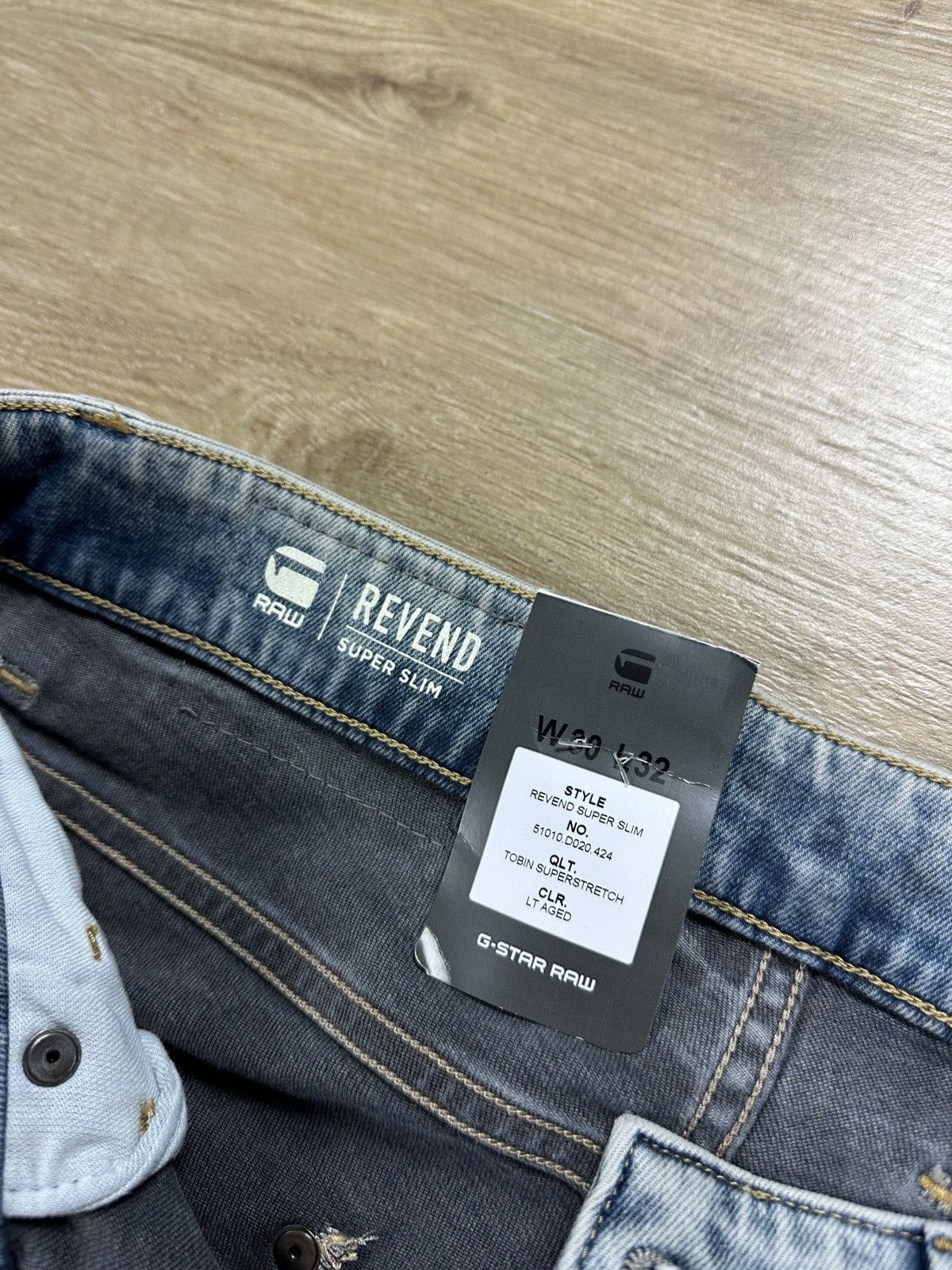 G-Star NEW!!! G-Star RAW Revend Super Slim W30 L32 Men’s Jeans Size US 30 / EU 46 - 7 Thumbnail