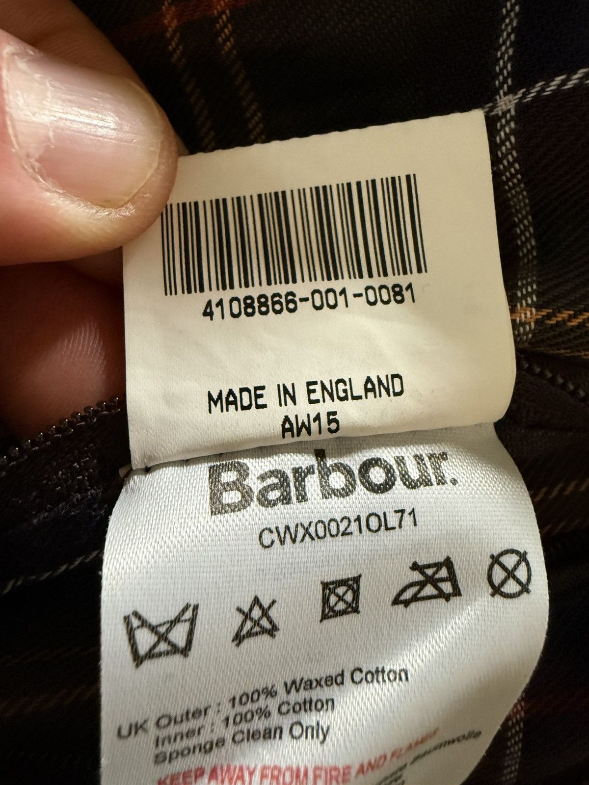 Barbour Barbour Classic Beaufort Women’s XXL Olive Wax Jacket Size XXL / US 16-18 / IT 52-54 - 13 Thumbnail