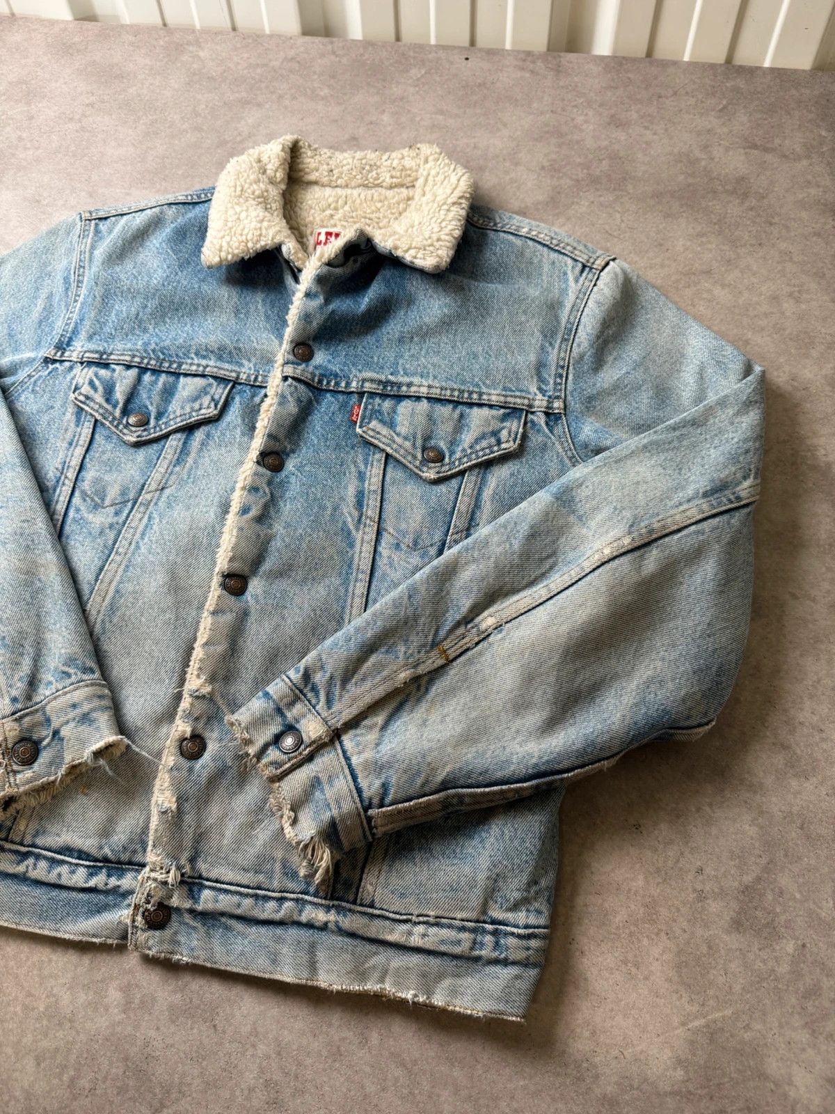 Levi's Veste Jean Levi's Type III trucker 71608 Made In USA 1980 Size US M / EU 48-50 / 2 - 2 Thumbnail