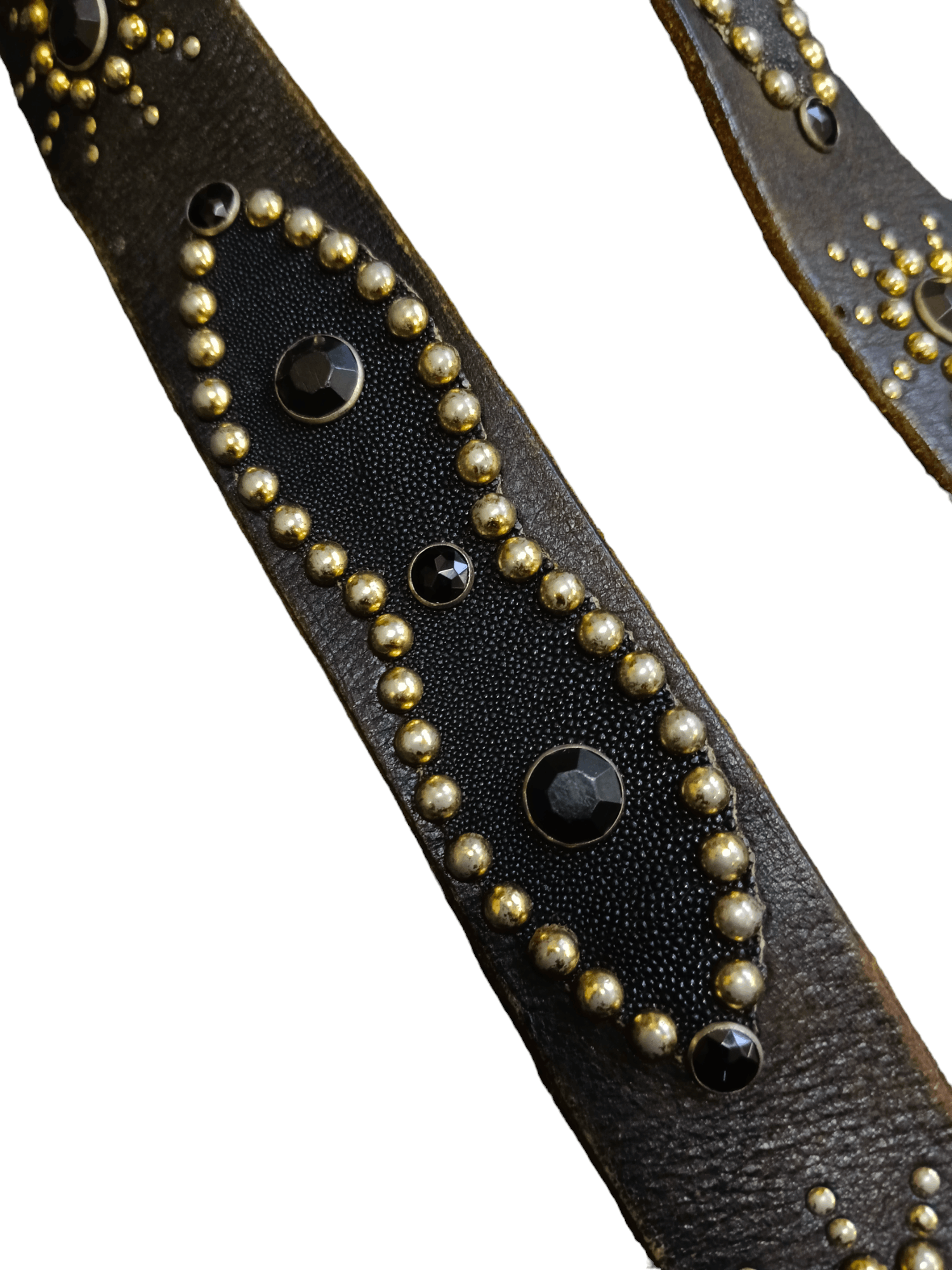 If Six Was Nine SICK STUDD DIAVLO LEATHER X STINGREY BELT(28-33 INCH) Size ONE SIZE - 4 Thumbnail