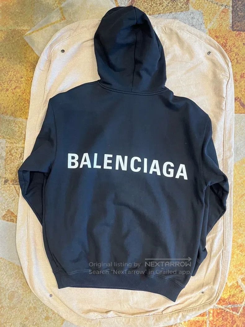 Balenciaga Balenciaga Back letter print hooded sweatshirt Size US XS / EU 42 / 0 - 1 Thumbnail