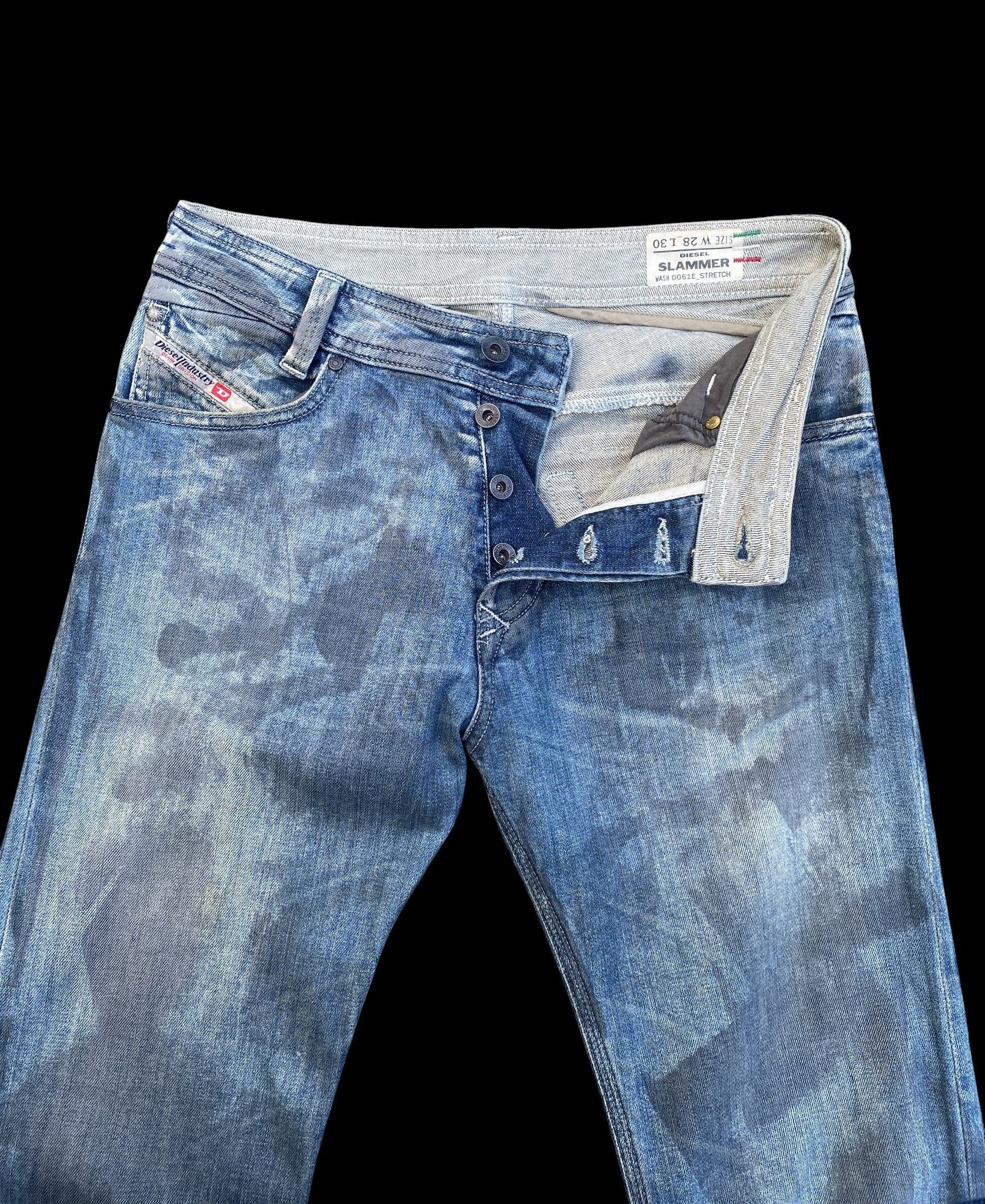 Diesel HOT🔥DIESEL SLAMMER WASH 00615 slimfit W28x30 inch Size US 28 / EU 44 - 10 Thumbnail