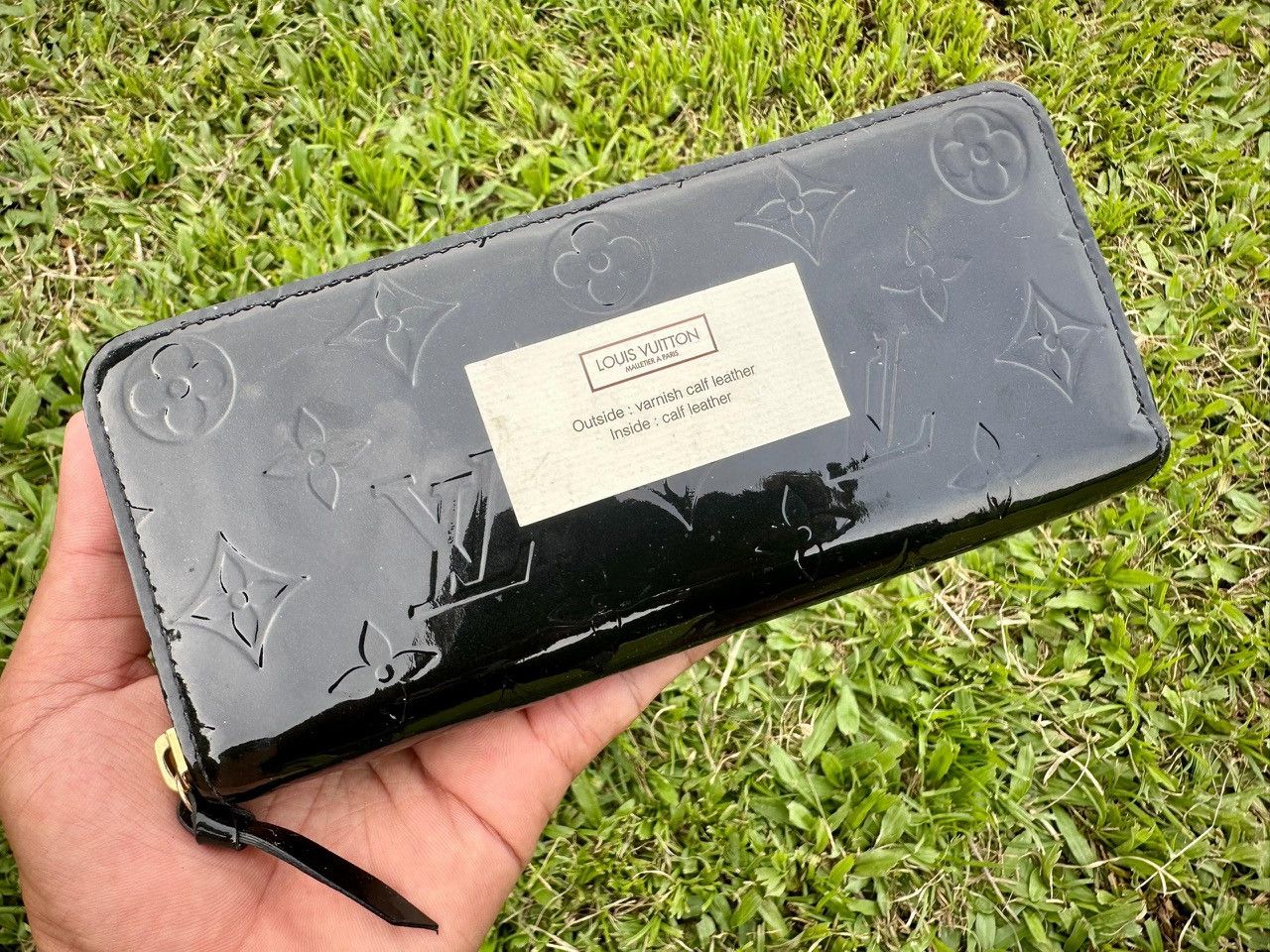 Louis Vuitton Authentic Louis Vuitton Monogram Vernis Leather Zippy Wallet Size ONE SIZE - 10 Thumbnail