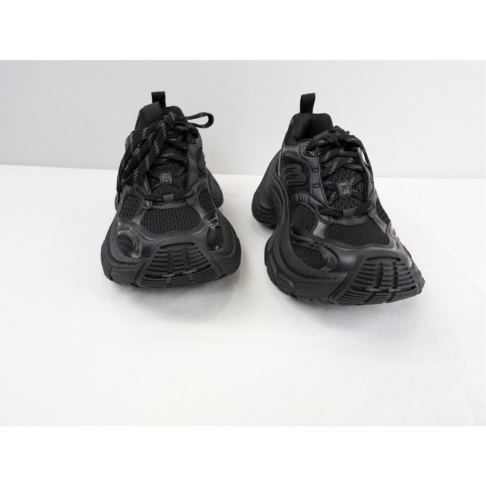Balenciaga o1rshd1 Q:2 / 10XL Mesh Sneaker TPU PU Sneakers in Black Size US 12 / EU 45 - 5 Thumbnail