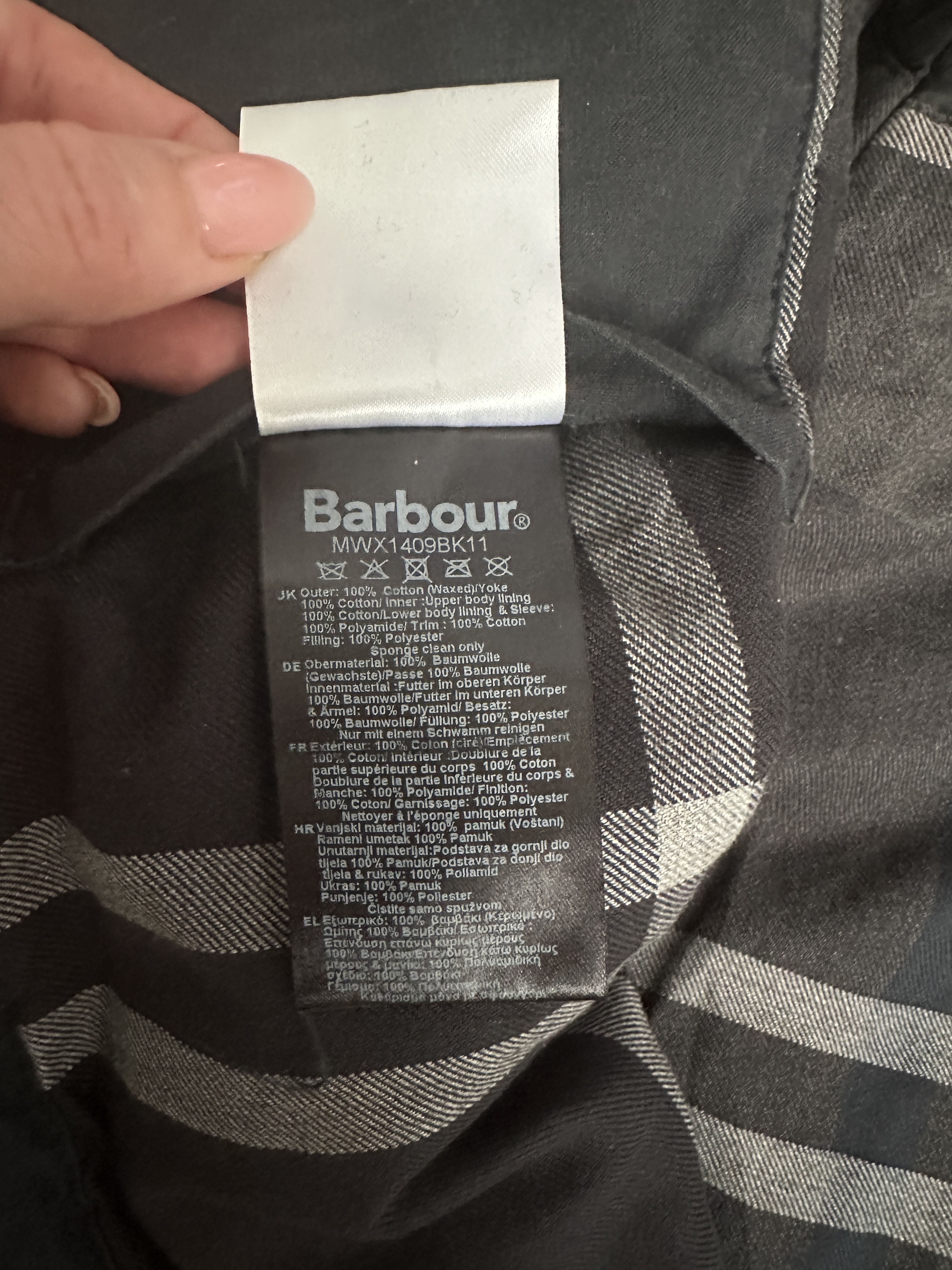 Barbour Barbour Crieff Wax Hooded Jacket Size S Black Made A Rewax Size US S / EU 44-46 / 1 - 12 Thumbnail