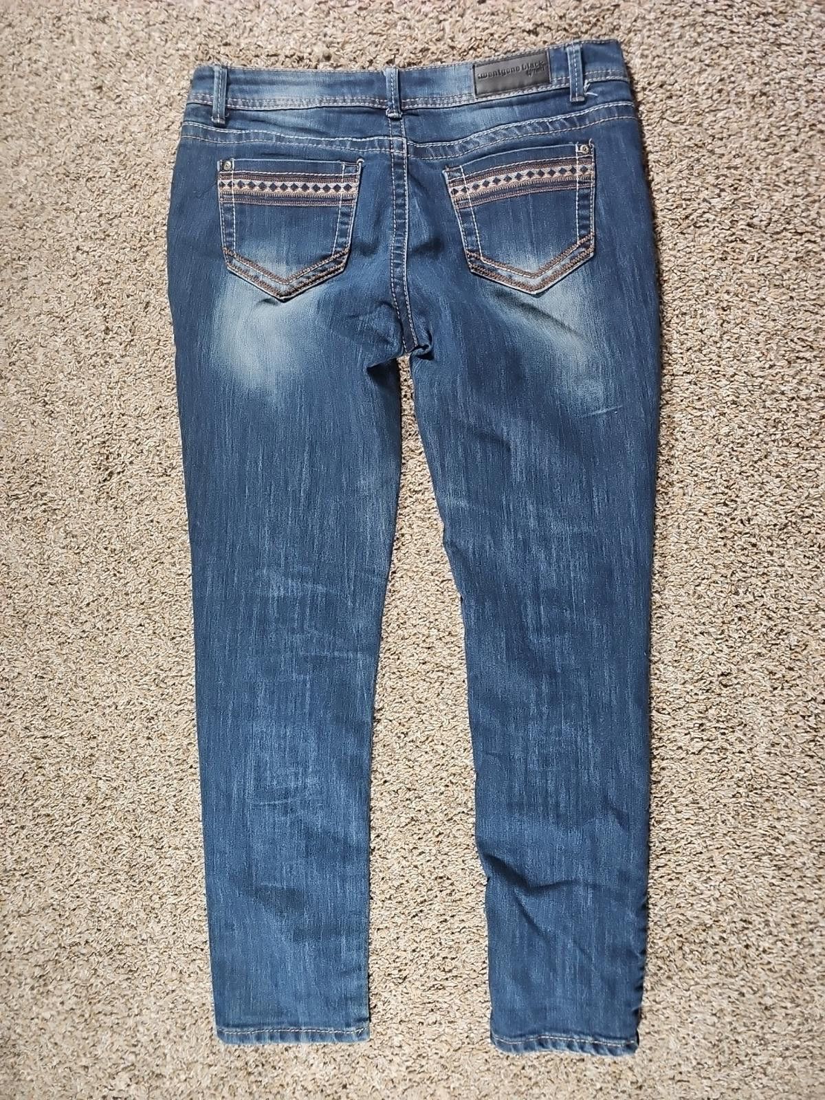 rue21 Twentyone Black By Rue 21 Womens Sz 9/10R Blue Jeans Size 32" / US 10 / IT 46 - 5 Thumbnail
