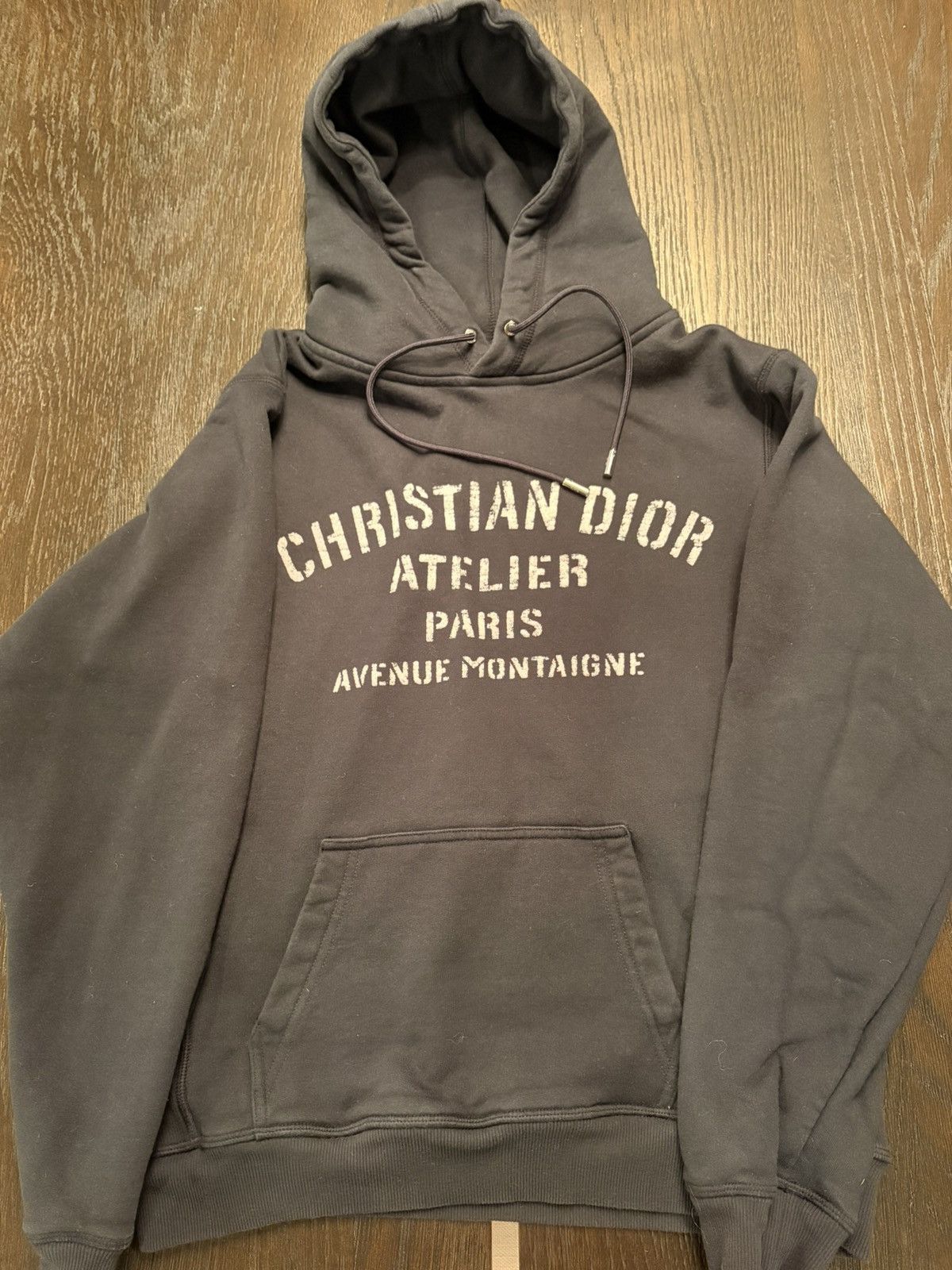 Dior Dior Atelier Paris Avenue Montaigne Men's Fleece Hoodie Size US M / EU 48-50 / 2 - 2 Thumbnail