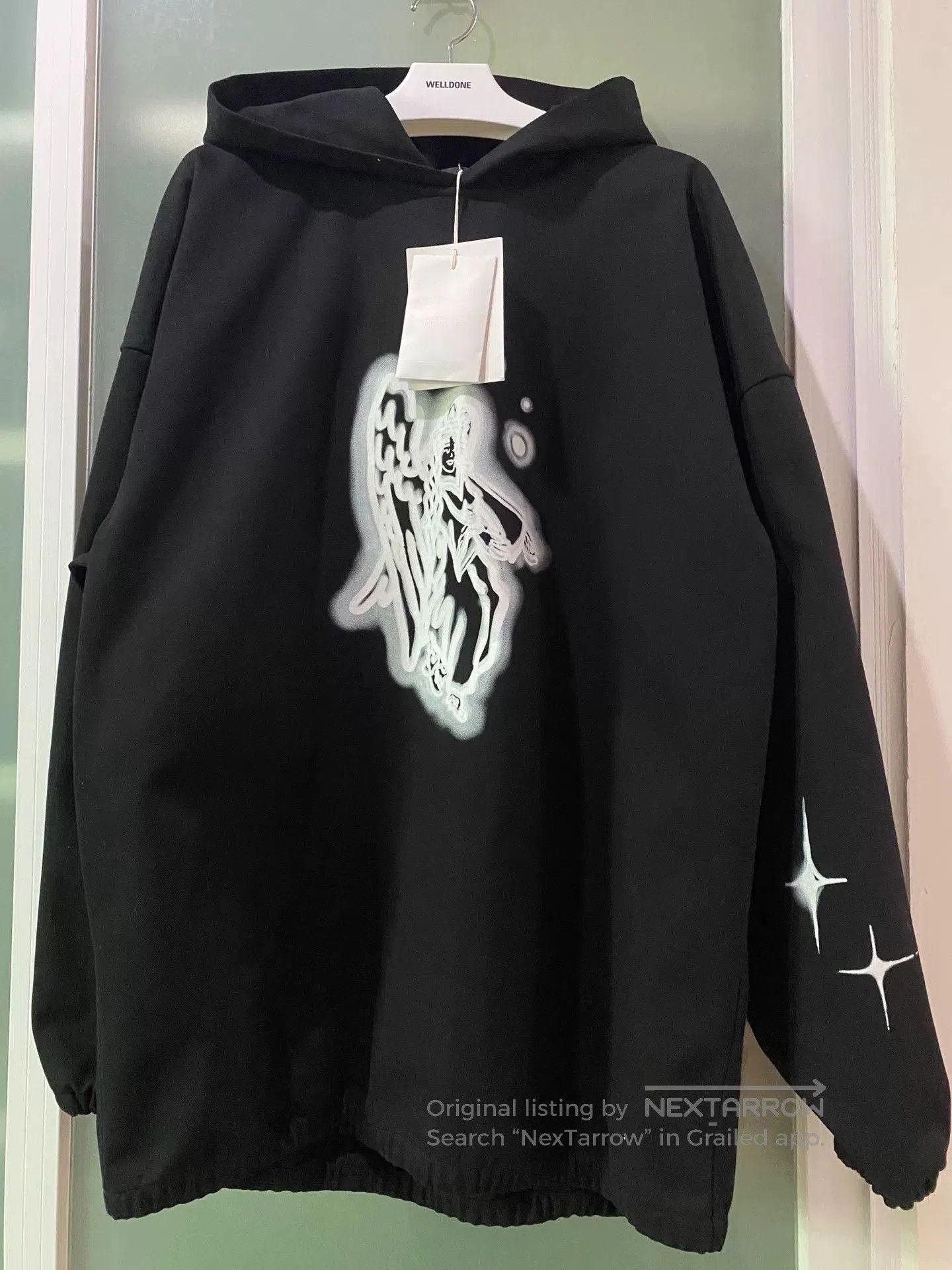 WE11DONE we11done Angel Flash Hoodie. Size US M / EU 48-50 / 2 - 1 Thumbnail