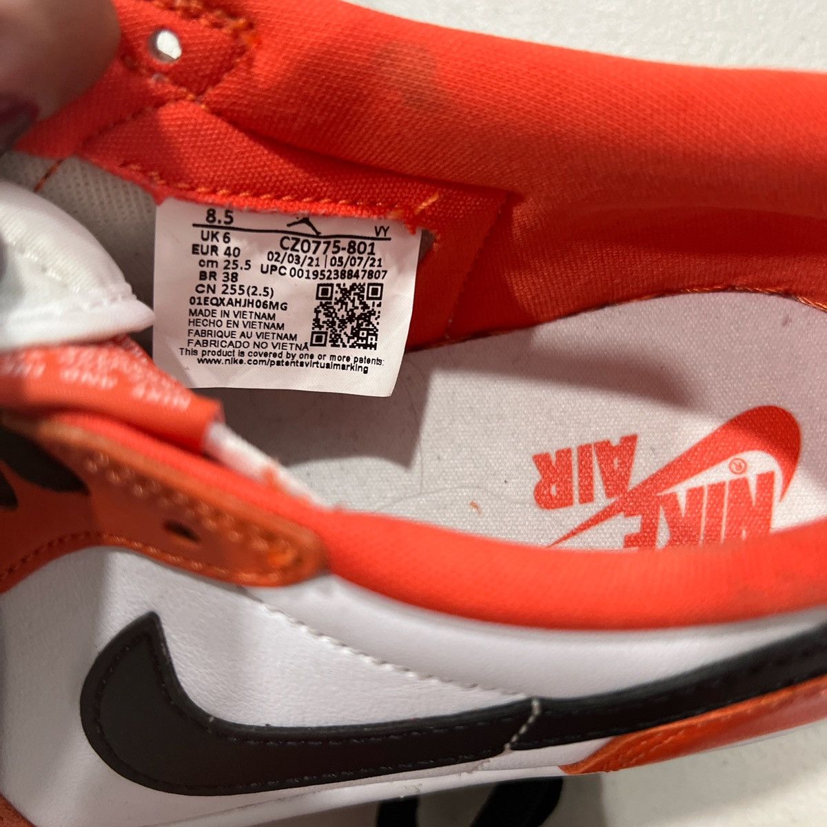 Nike Jordan 1 Starfish Size US 8.5 / IT 38.5 - 4 Thumbnail
