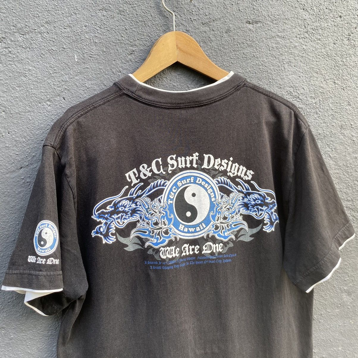 Vintage Thrashed Faded Vintage 90s T&C Surf Designs ERD GRUNGE TEE Size US L / EU 52-54 / 3 - 2 Thumbnail
