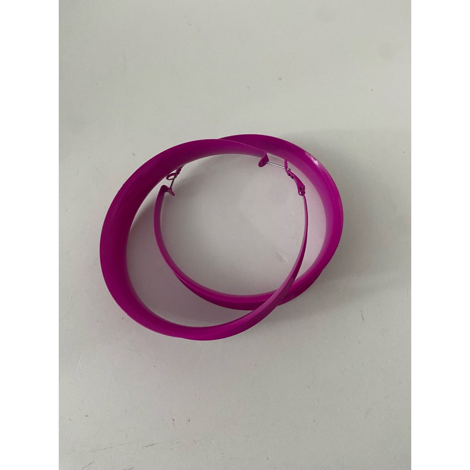Other Big fuchsia hoop earrings Size ONE SIZE - 3 Thumbnail