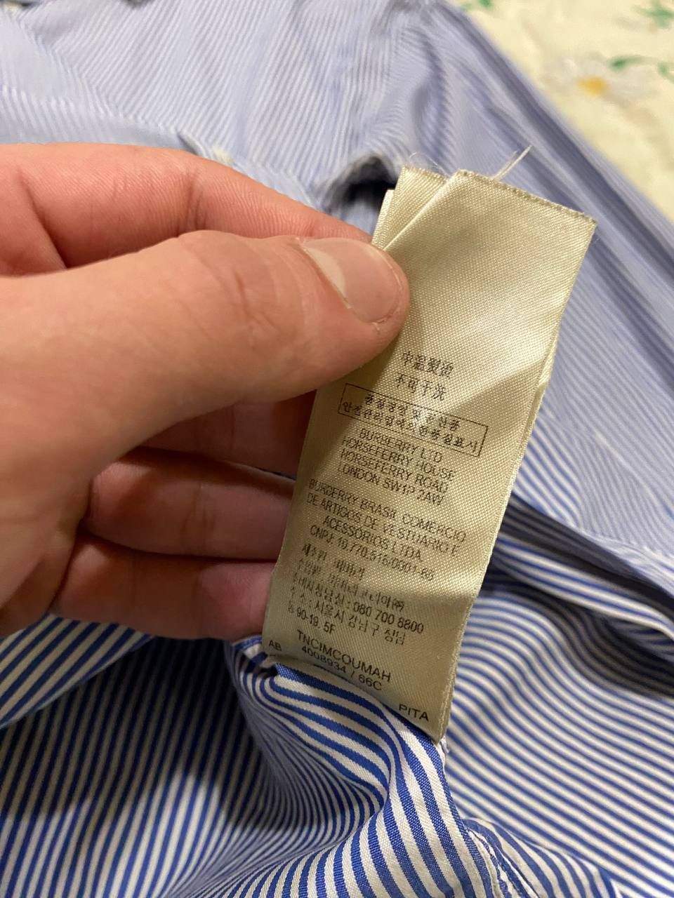 Burberry Burberry London Long Shirt Men's Check Plaid Size US S / EU 44-46 / 1 - 16 Thumbnail