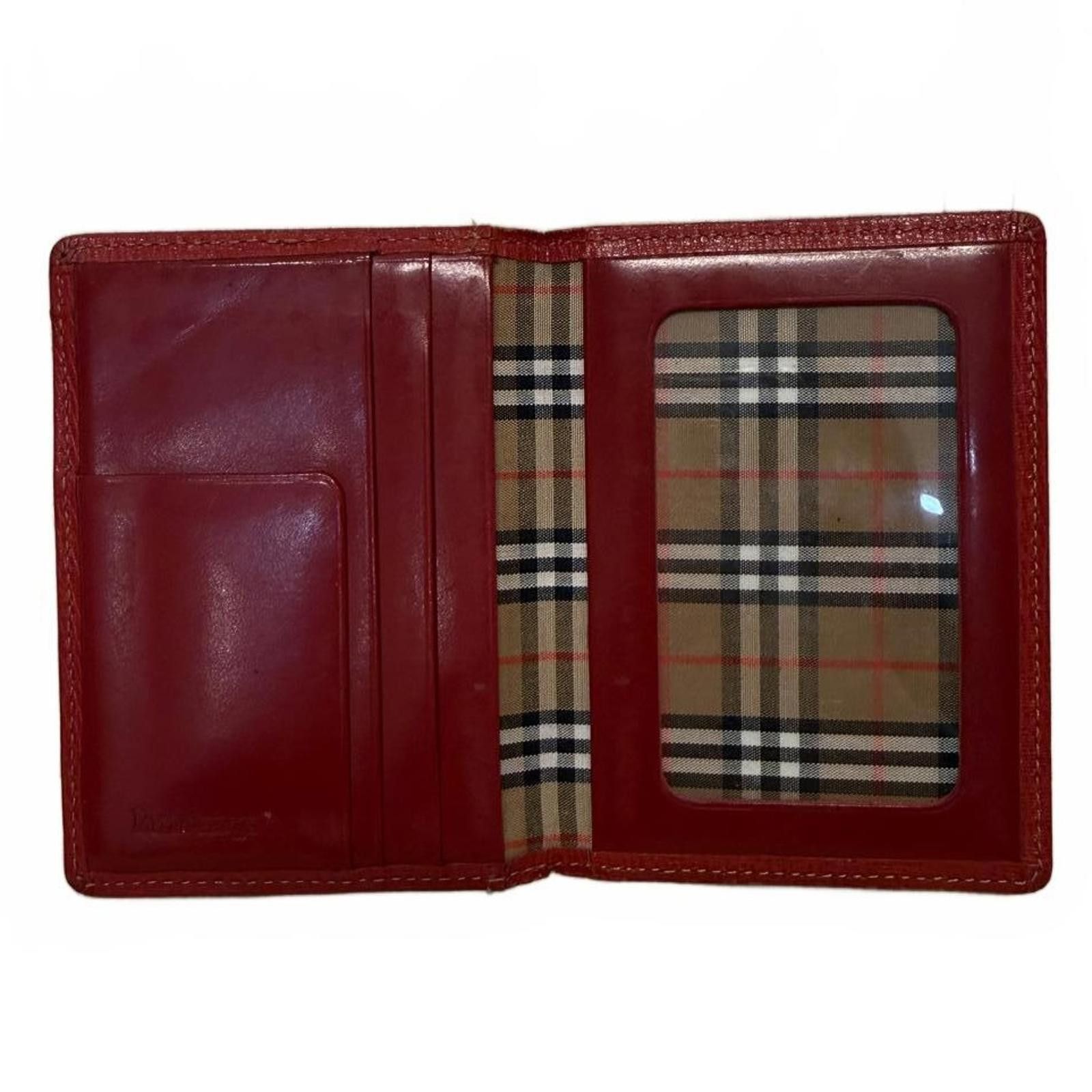Burberry Vintage Red Burberry's Card Holder- EUC Size ONE SIZE - 3 Thumbnail
