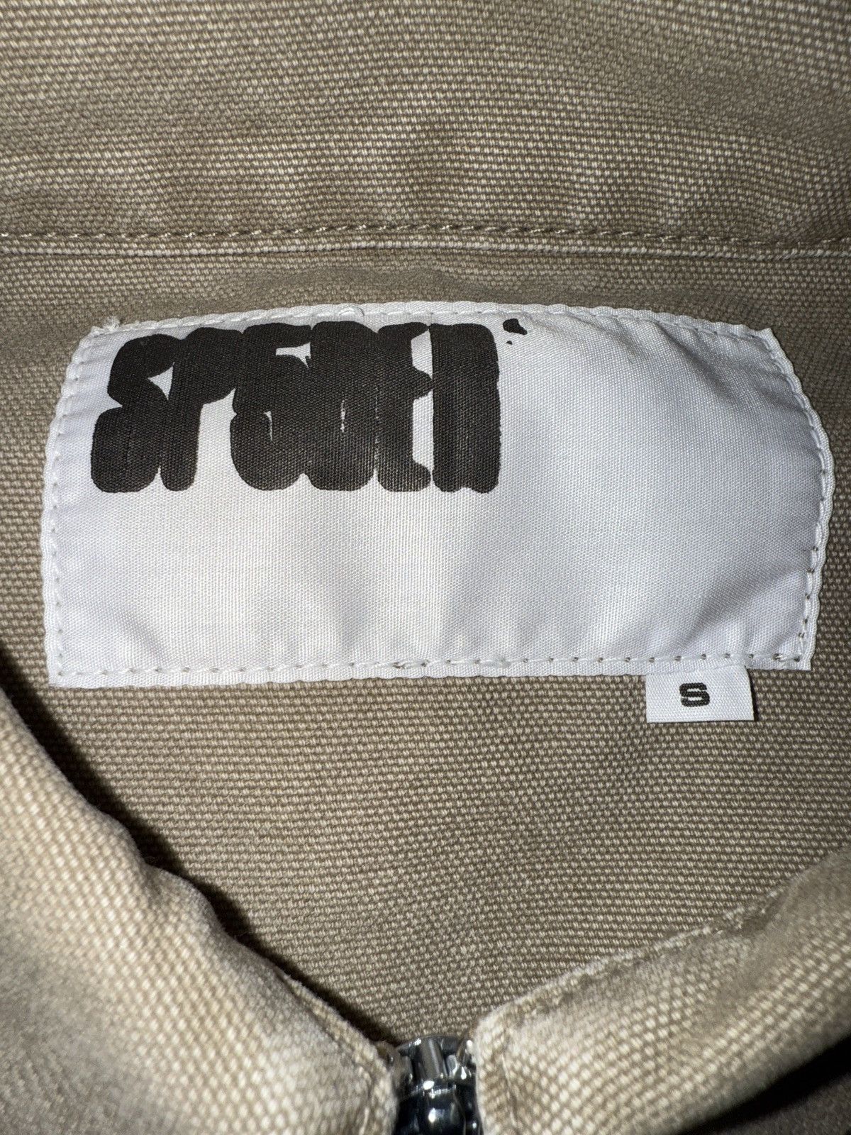 Sp5der Spider/Sp5der Worldwide Tan Canvas Work Jacket Size US S / EU 44-46 / 1 - 4 Thumbnail
