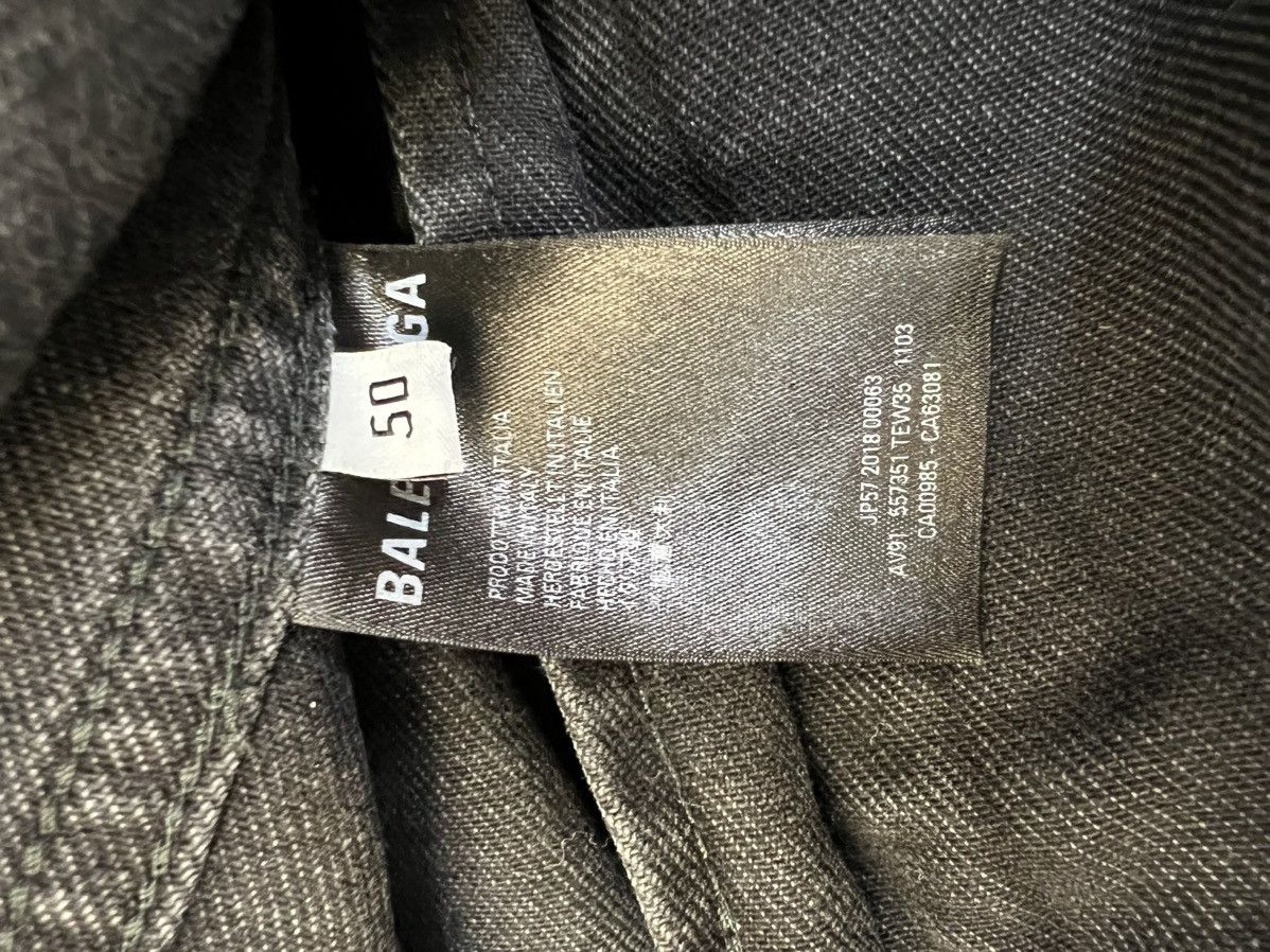 Balenciaga × Designer Balenciaga Black jean jacket Size US M / EU 48-50 / 2 - 5 Thumbnail