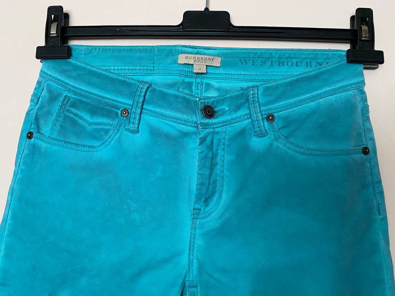 Burberry × Vintage 🔥BURBERRY LONDON Y2K CHECK JEANS PANTS Size 28" / US 6 / IT 42 - 2 Thumbnail