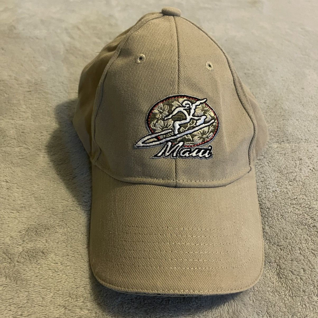 Other Maui Hawaii Hat Men One Size Beige Baseball Cap Embroidered Size ONE SIZE - 1 Thumbnail