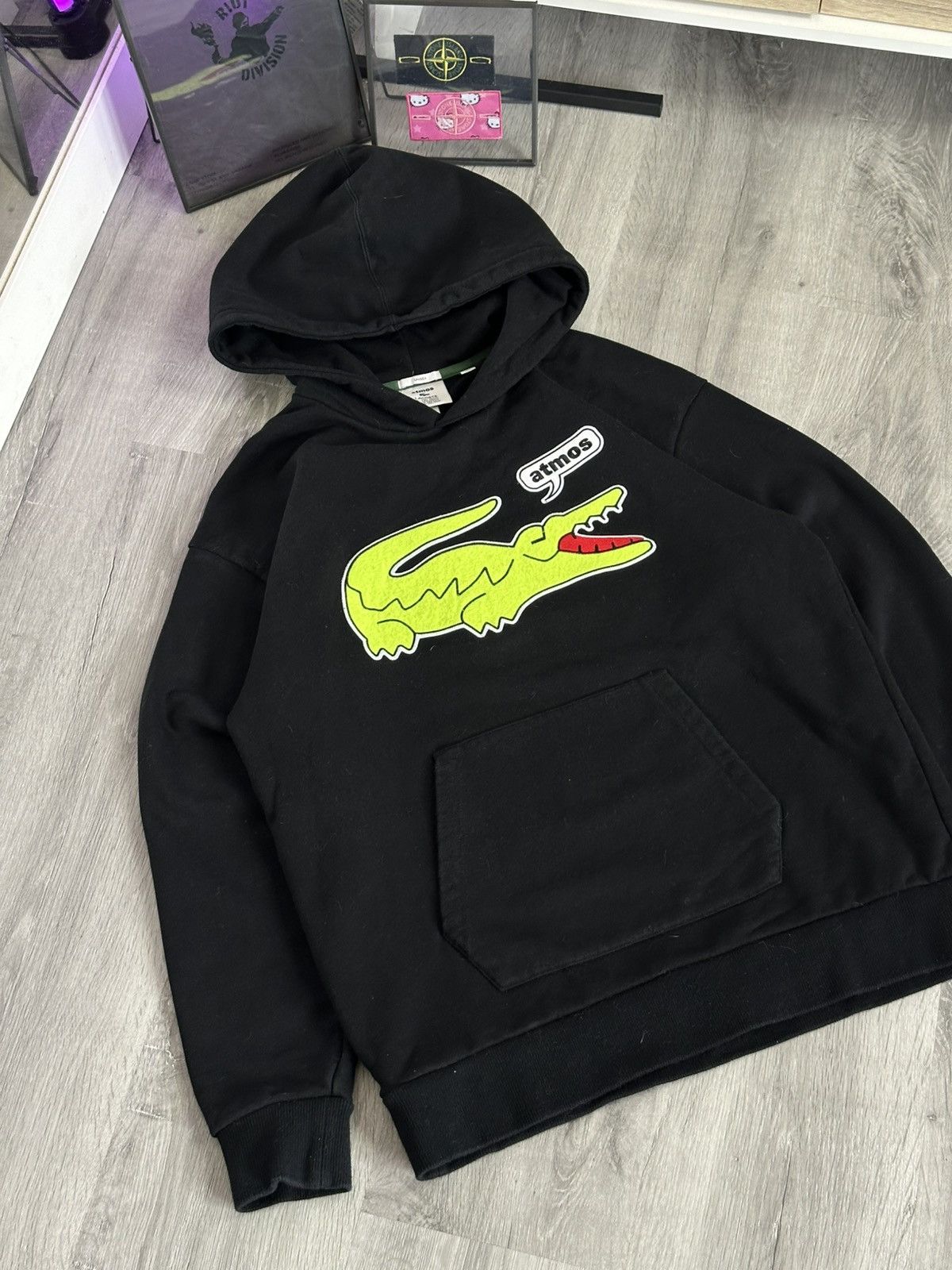 Lacoste × atmos Lacoste L!VE x Atmos Hoodie,Made in Japan, Rare Sample Size US S / EU 44-46 / 1 - 3 Thumbnail