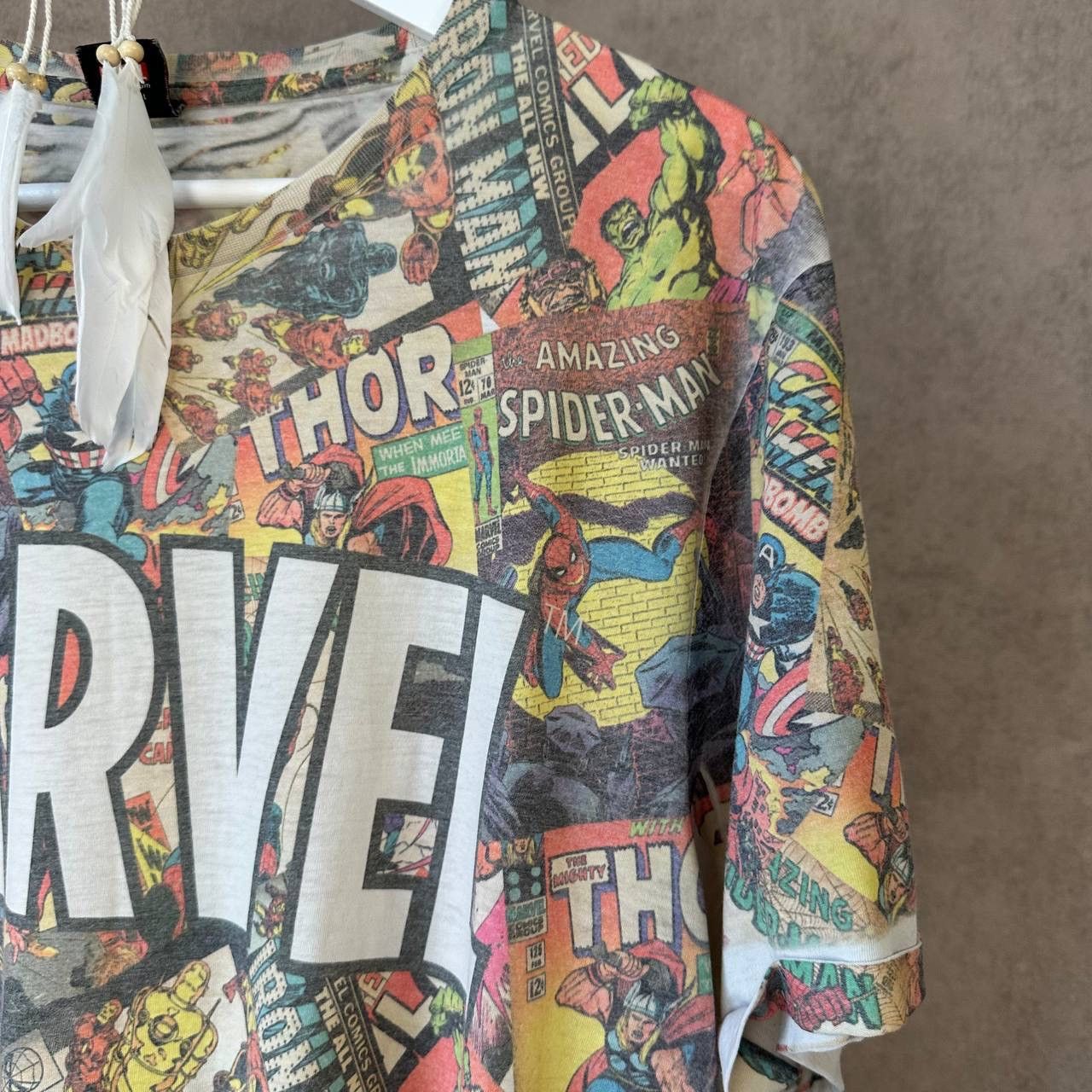 Marvel Comics × Vintage Vintage Marvel Comics T-shirts Overprinted Y2K Cartoon 00s Size US XL / EU 56 / 4 - 6 Thumbnail