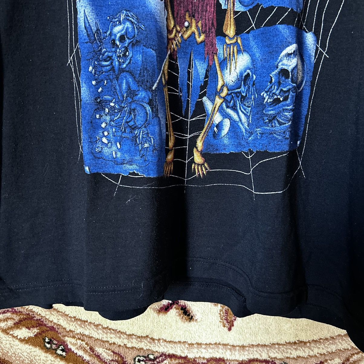 Band Tees × Metallica × Vintage 90s Metallica Ringmaster AOP Bootleg Vintage Tshirt Rare Size US XL / EU 56 / 4 - 6 Thumbnail