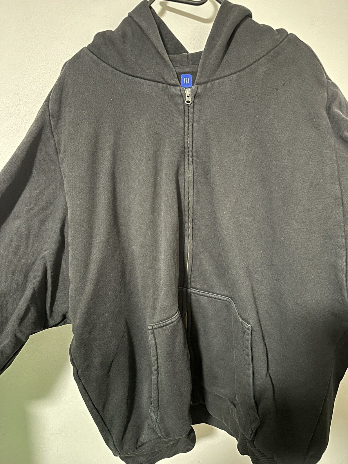 Unreleased Yeezy Gap Black Zip-up hoodie