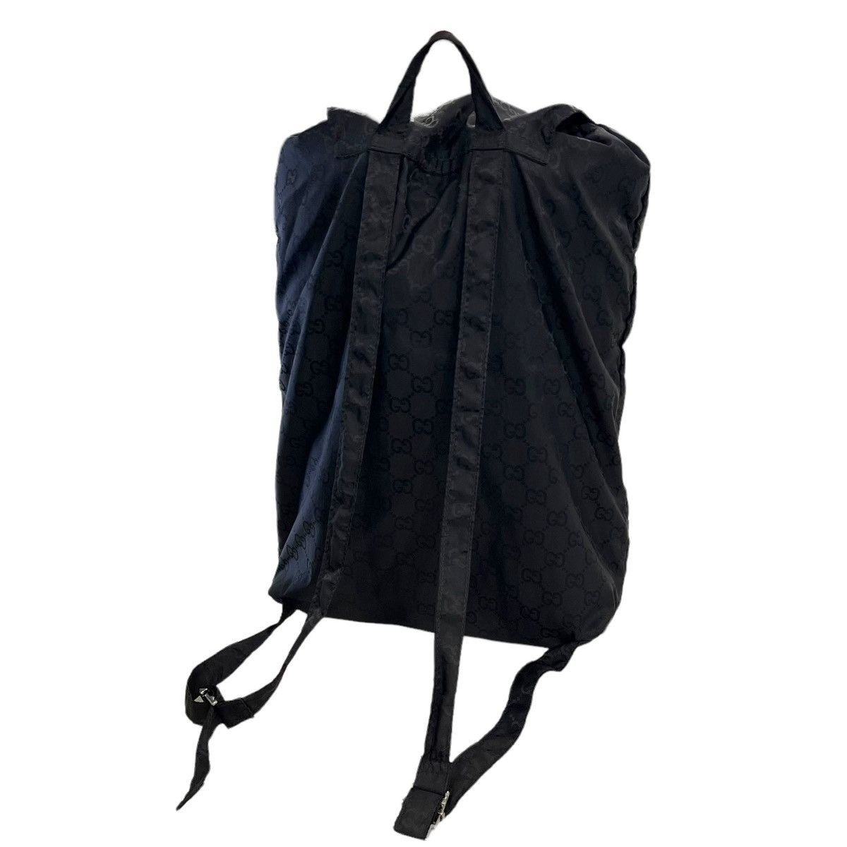 Gucci Gucci Monogram Nylon Bear Charm Backpack Size ONE SIZE - 4 Thumbnail