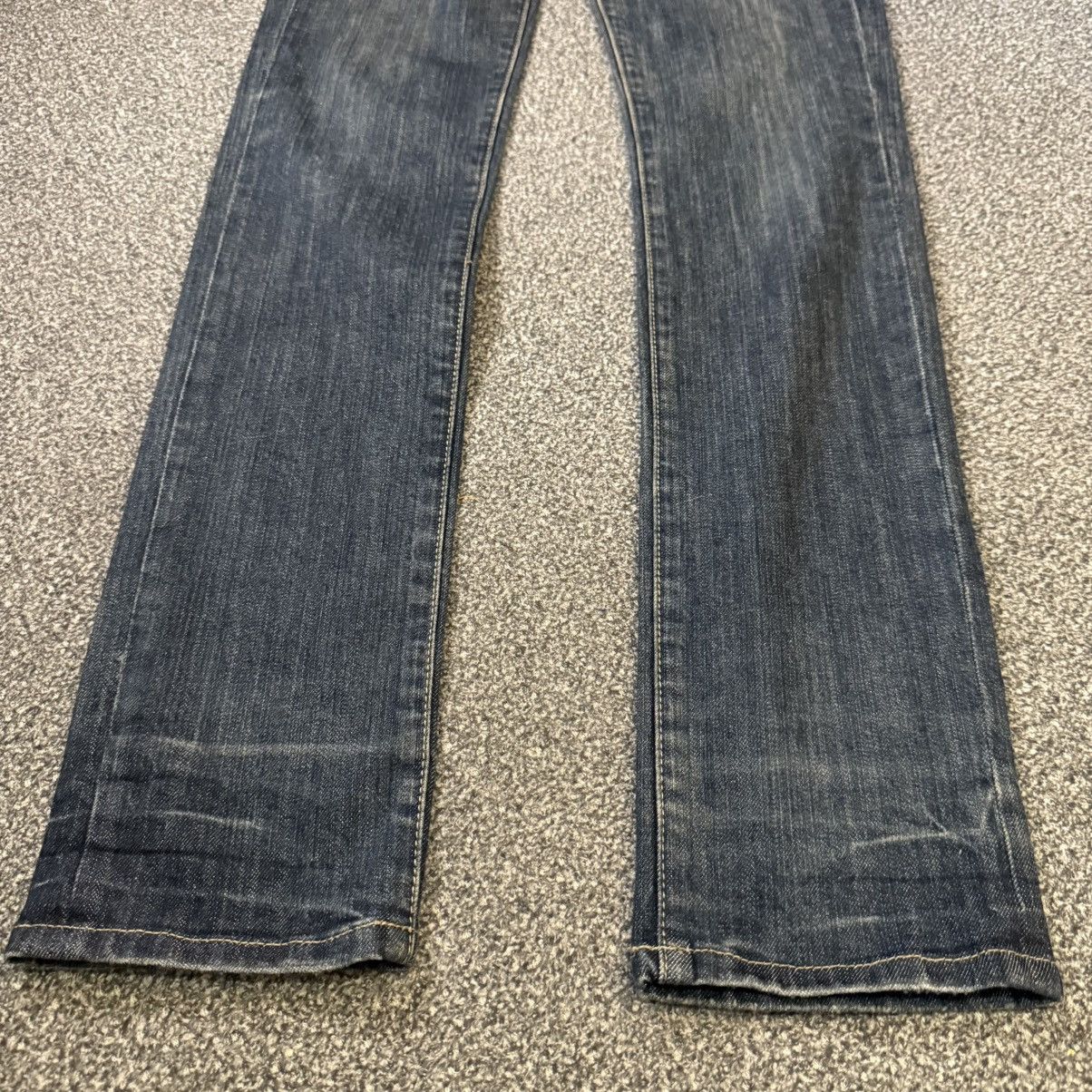 Beauty Beast 🔥🔥 Bcbg Maxazria Dark Wash Rhinestone Denim Size 27" / US 4 / IT 40 - 8 Thumbnail