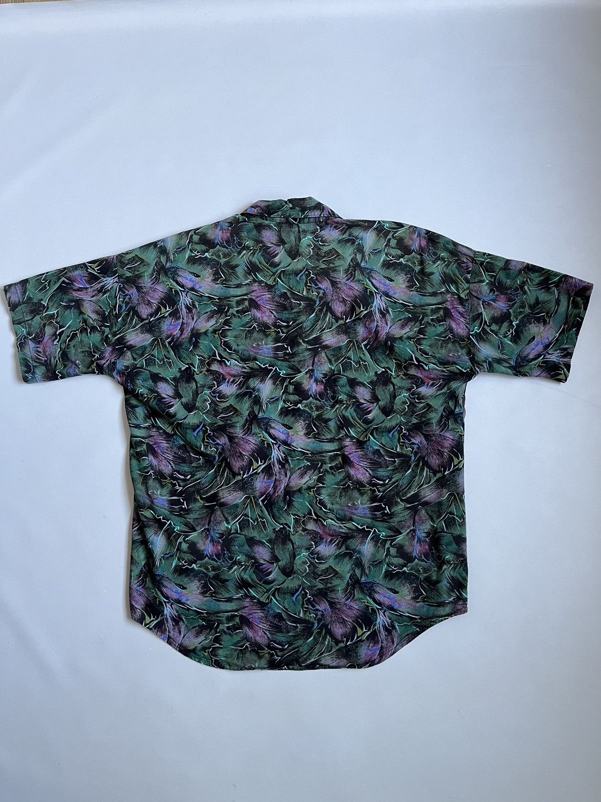 Towncraft Vintage 90s Towncraft Floral Rayon Usa Made Hawaiian Shirt Size US XL / EU 56 / 4 - 15 Thumbnail