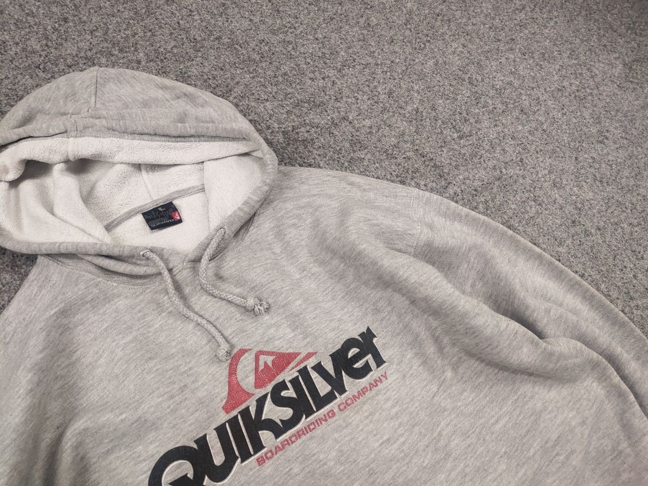 Quiksilver Quiksilver Vintage Big logo Gray Hoodie Skate Surf Y2K Style Size US L / EU 52-54 / 3 - 4 Thumbnail