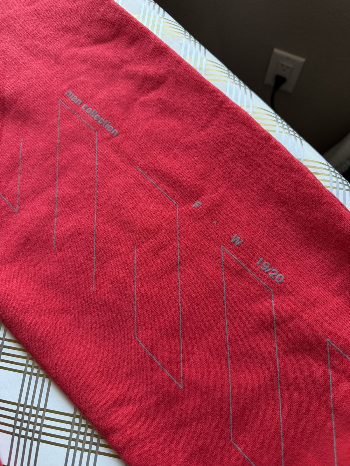 Off-White Off-White FW19/20 Red Sweatpants Size US 33 - 5 Thumbnail