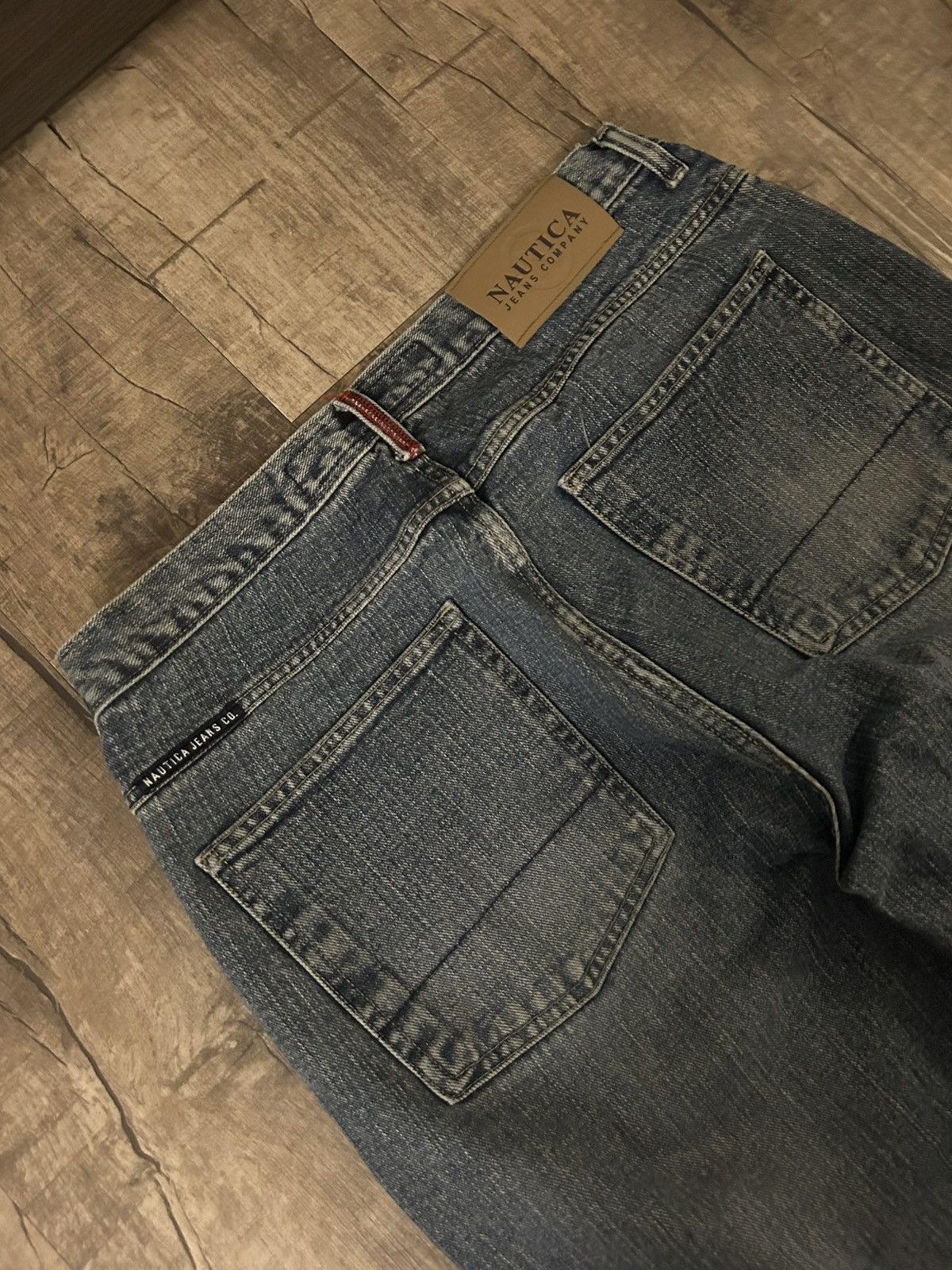 Nautica Vintage Nautica Jeans Co. Denim Y2K Baggy Embroidered 34x30 Size US 34 / EU 50 - 4 Thumbnail