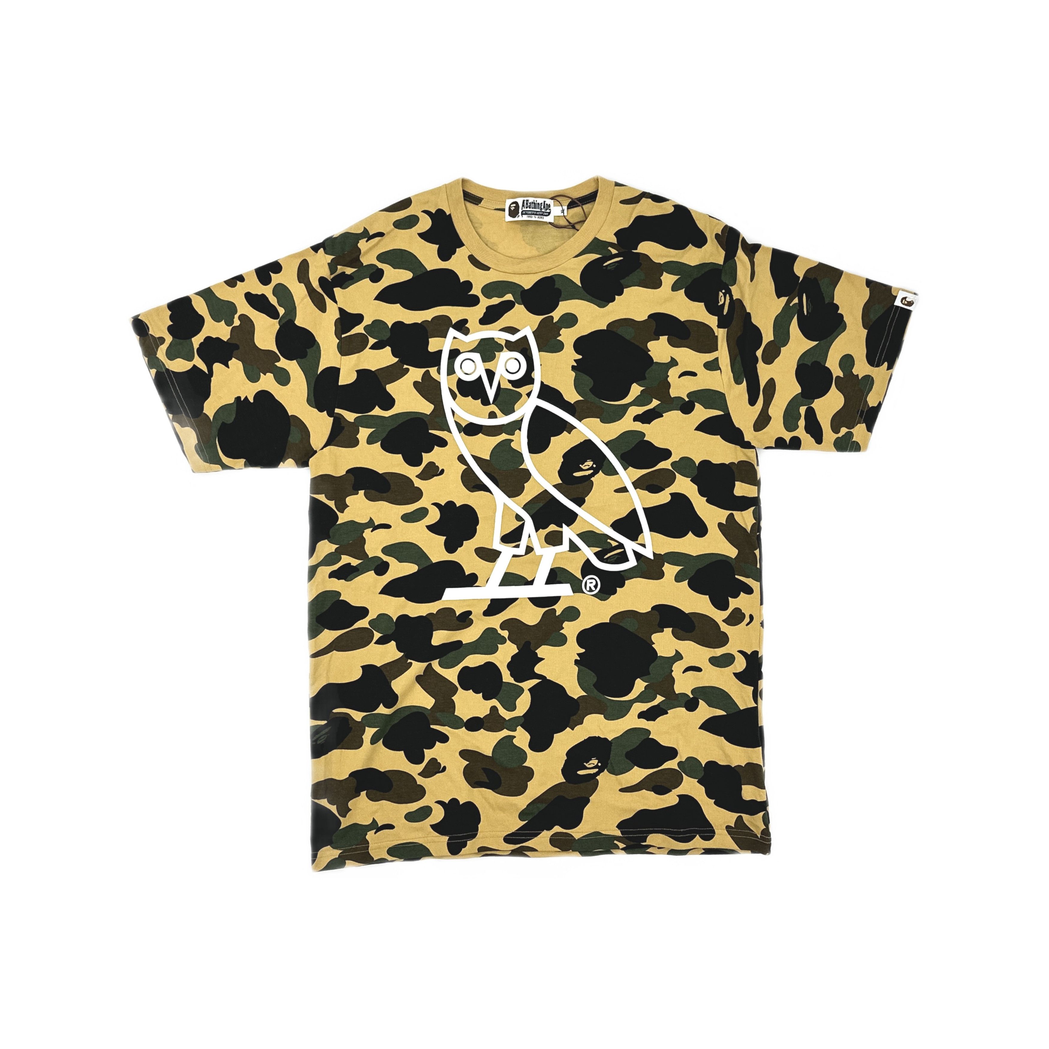 Bape A BATHING APE x OVO Camo Owl T-Shirt Size XL Size US XL / EU 56 / 4 - 1 Thumbnail