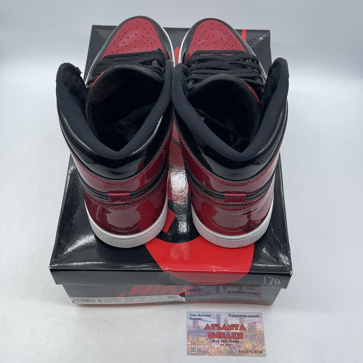 Jordan Brand Air Jordan 1 patent bred Size US 10 / EU 43 - 6 Thumbnail