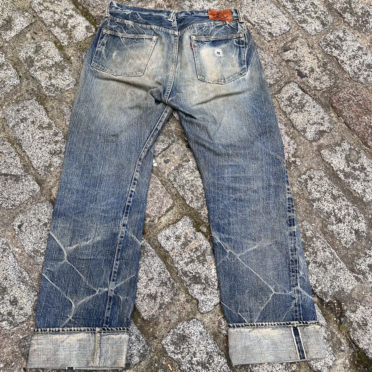 Eternal Japanese Selvedge Denim 10-Year Naturally Faded Vintage Size US 33 - 7 Thumbnail