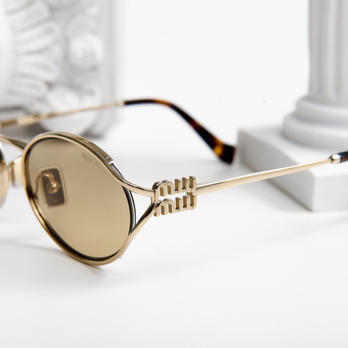 Miu Miu MIU MIU 0MU 52YS ZVN10R SUNGLASSES Size ONE SIZE - 3 Thumbnail