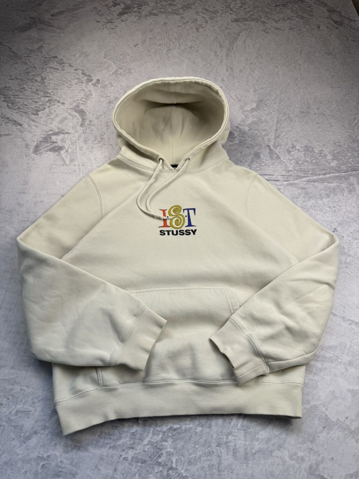 Stussy × Vintage STUSSY CENTER LOGO VINTAGE OVERSIZE HOODIE Size US M / EU 48-50 / 2 - 6 Thumbnail