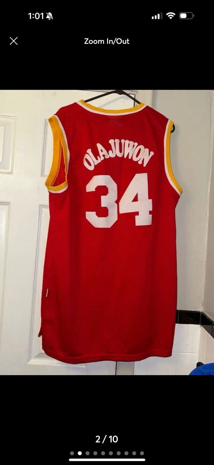 Adidas Adidas NBA Hardwood Classics Houston Rockets Hakeem Jersey Size US XXL / EU 58 / 5 - 2 Thumbnail